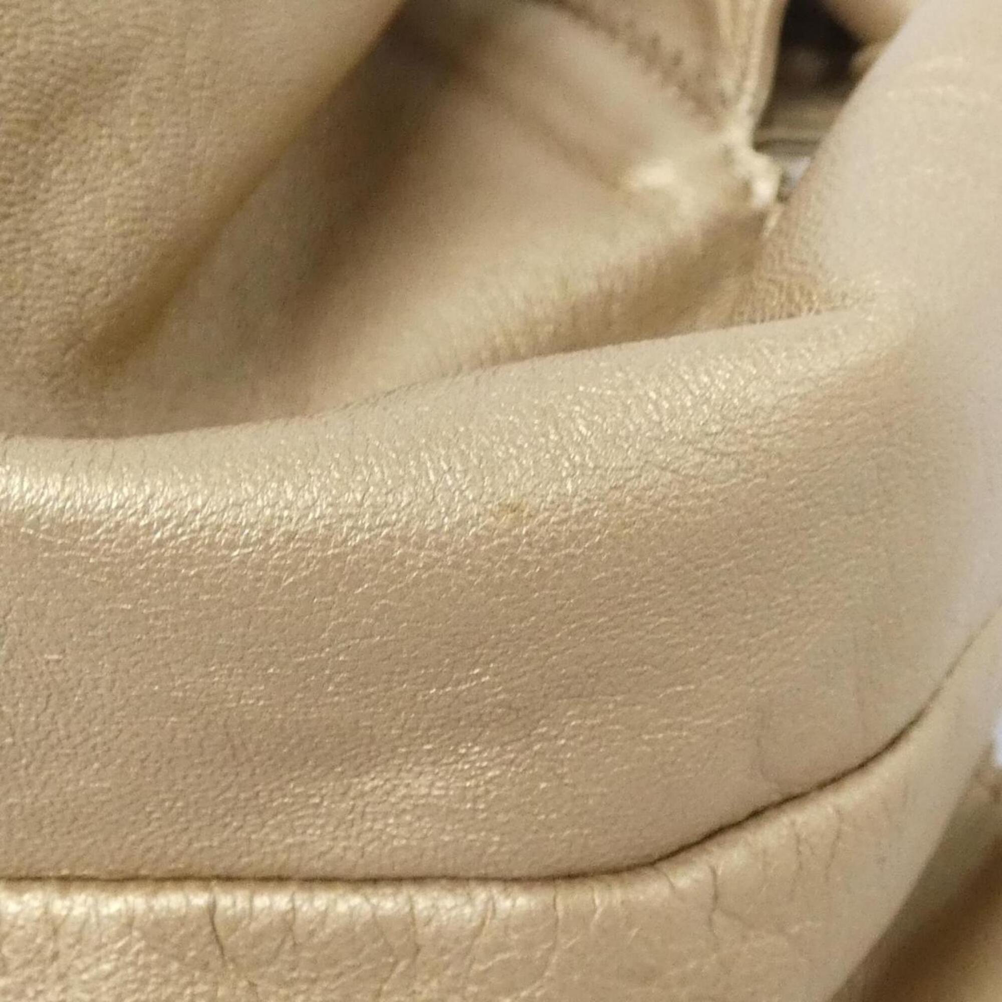 Loewe Gold Leather Handbag (Pre-Owned)