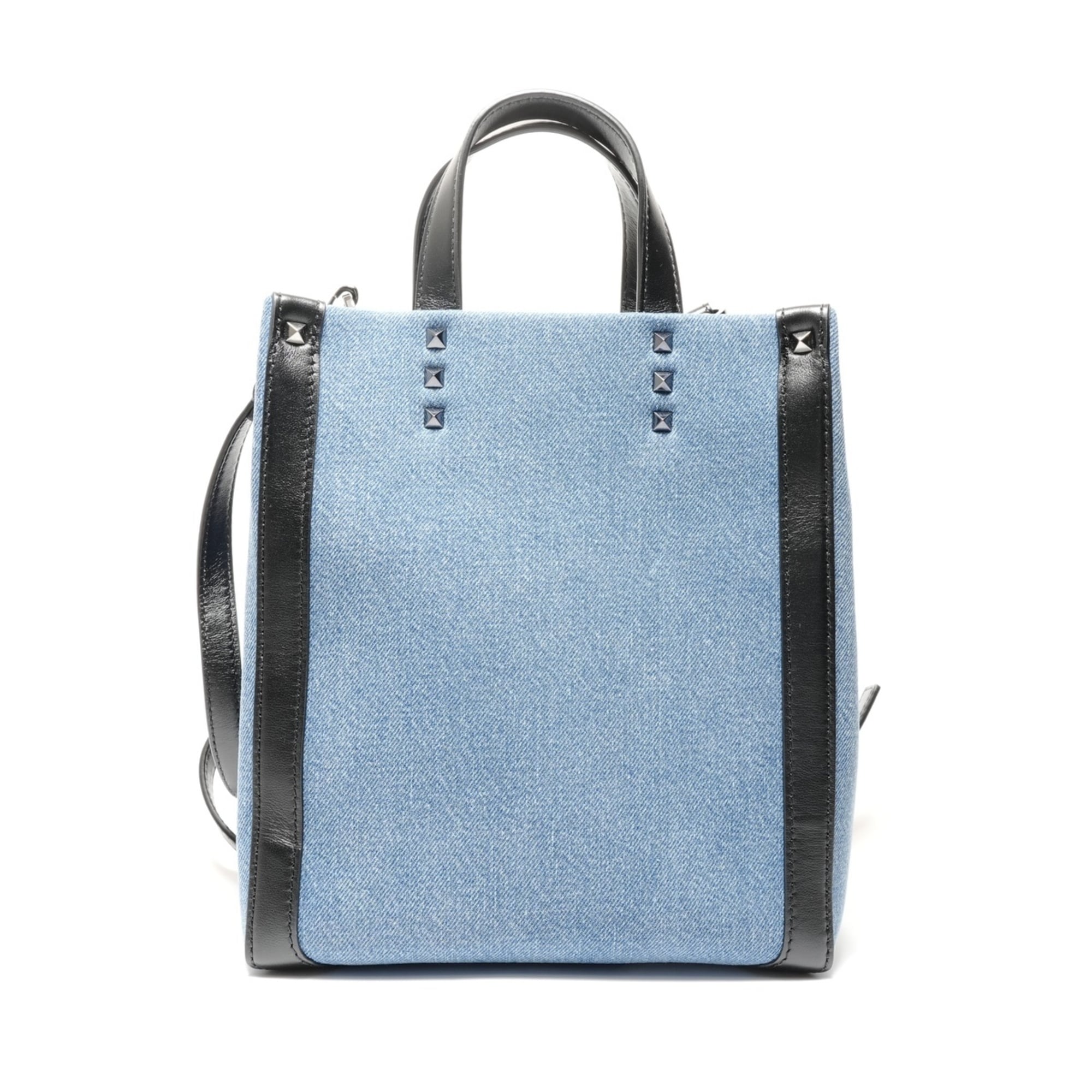 Valentino Navy Denim Handbag (Pre-Owned)