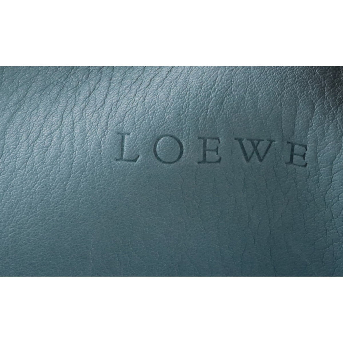 Loewe Green White Leather Shoulder Bag (Pre-Owned)