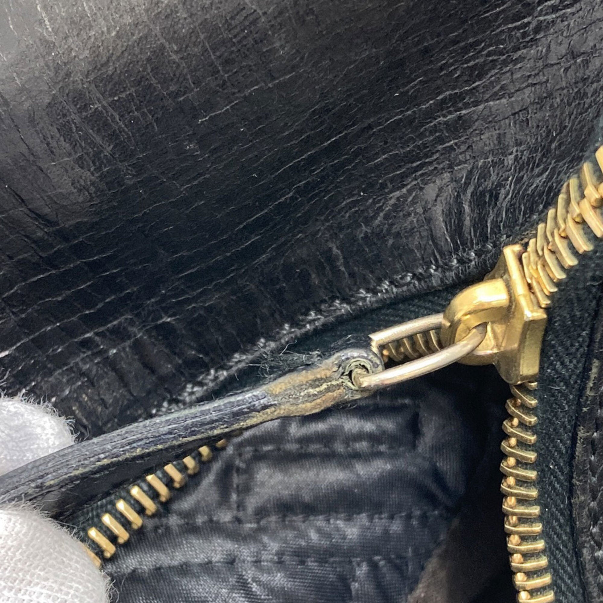 Fendi Zucca Black Nylon Tote Bag (Pre-Owned)