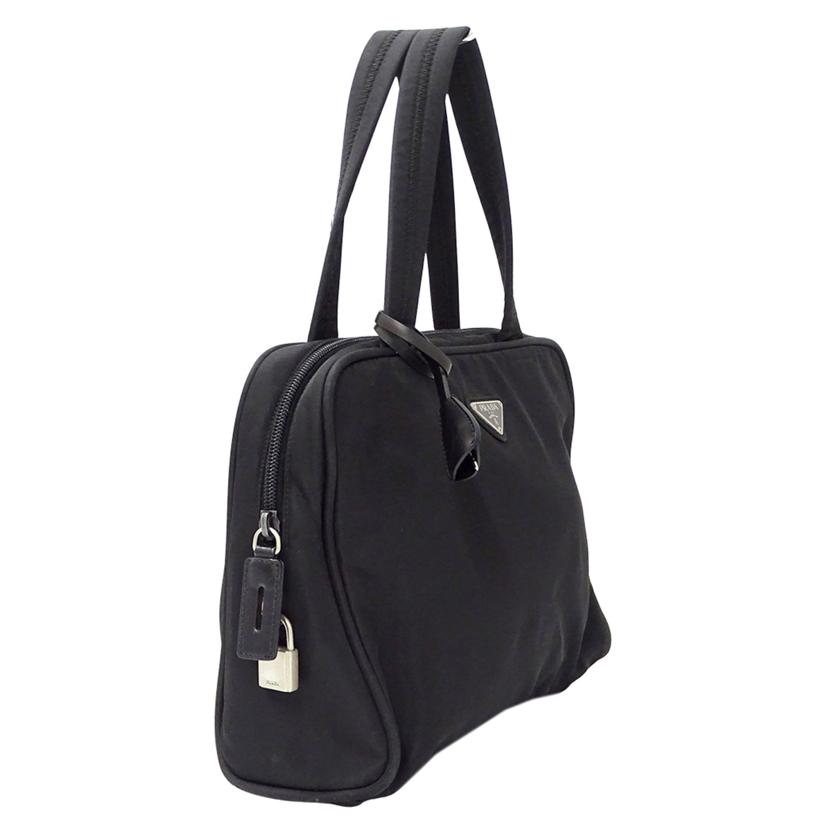 Prada Black Nylon Handbag (Pre-Owned)