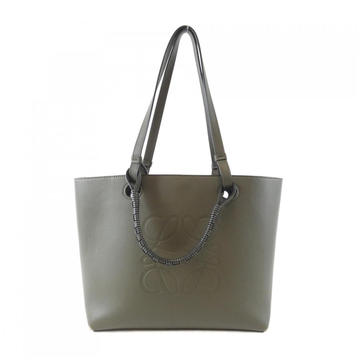 Loewe Khaki Leather Handbag (Pre-Owned)