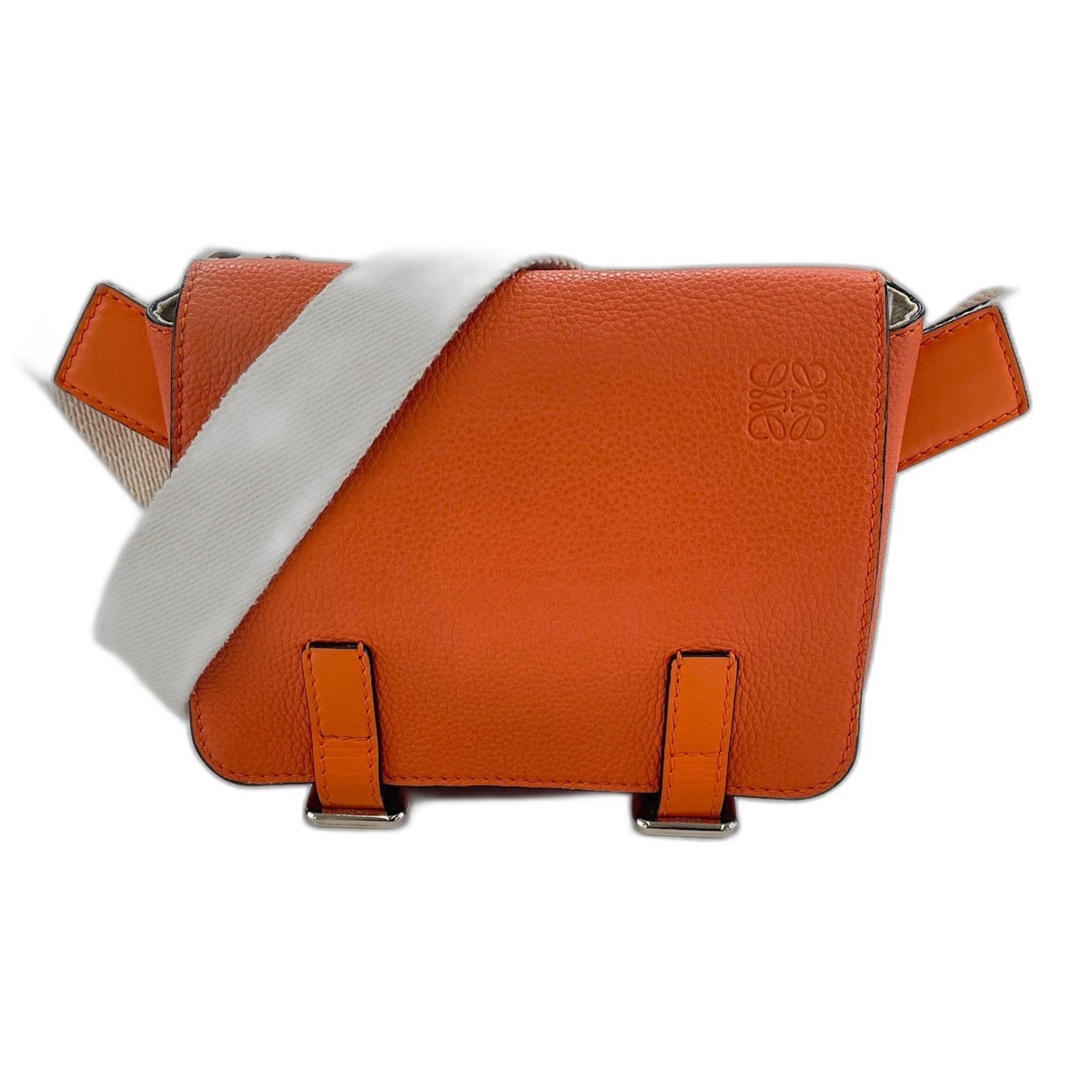 Loewe Orange Leather Shoulder Bag (Pre-Owned)