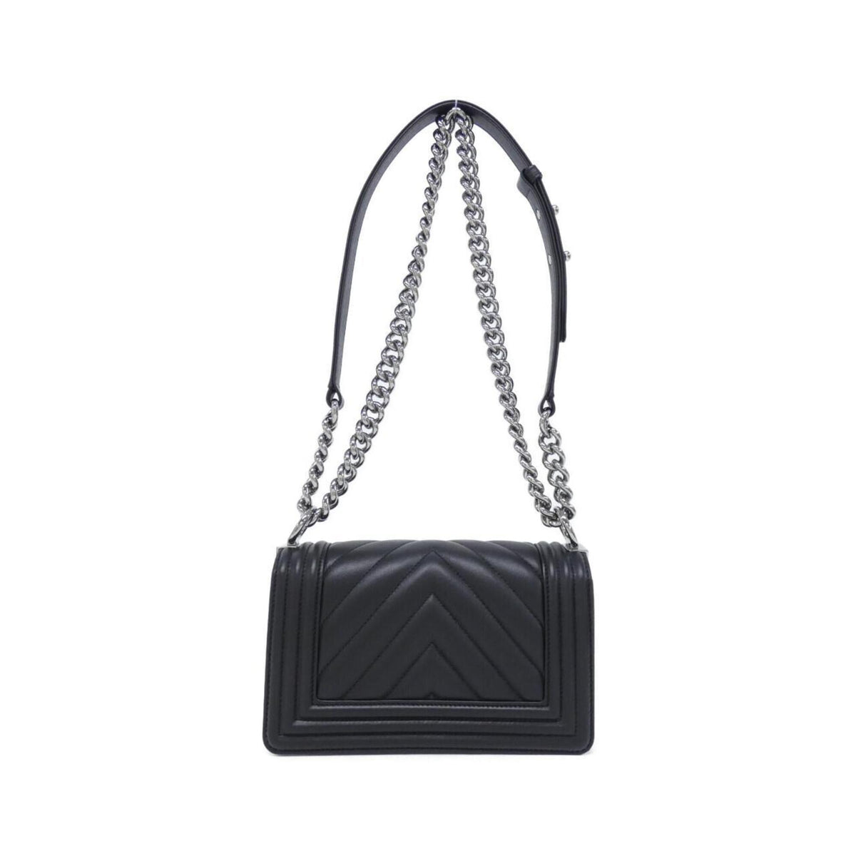 Chanel Black Leather Shoulder Bag (Pre-Owned)
