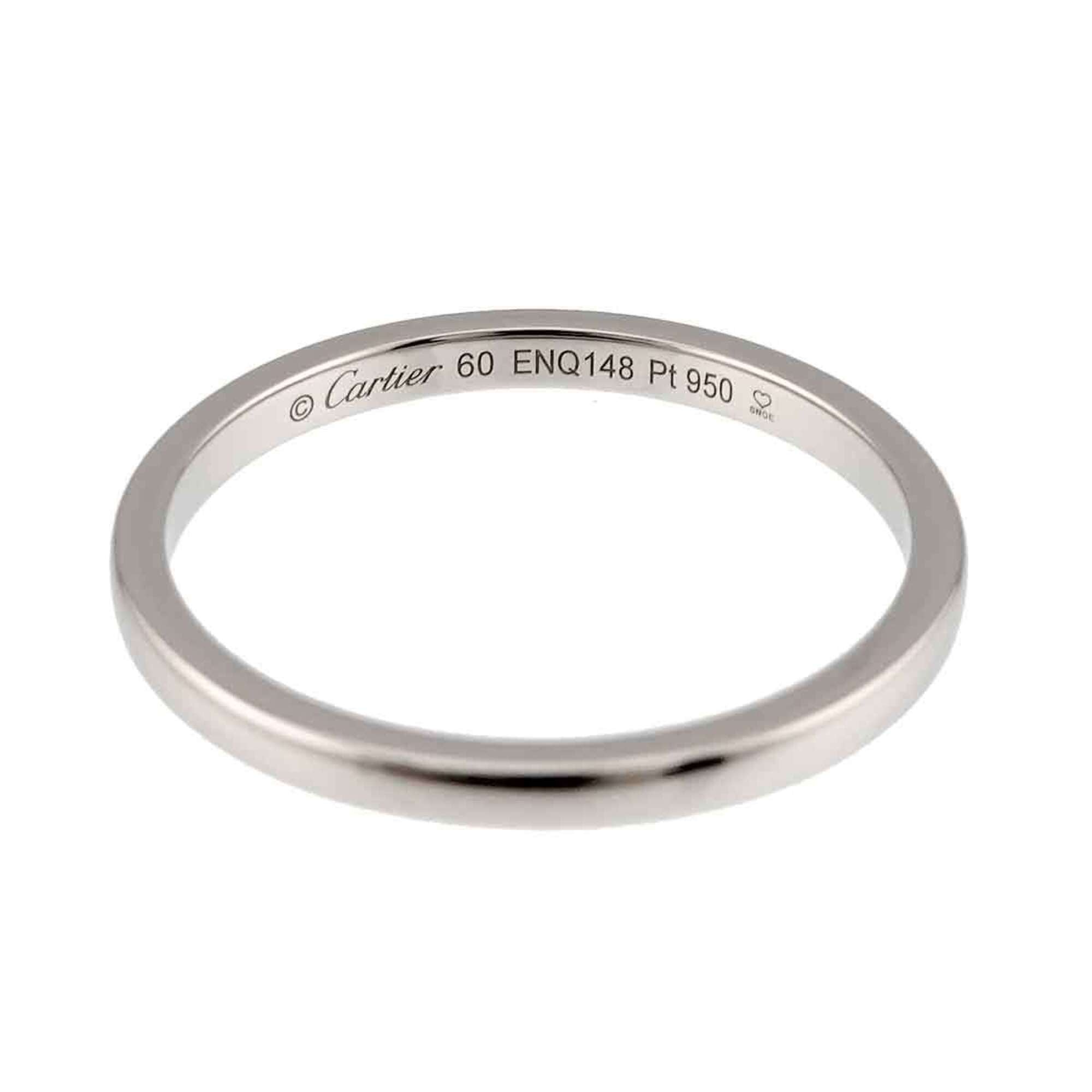Cartier Platinum 950 Band Ring (Pre-Owned)
