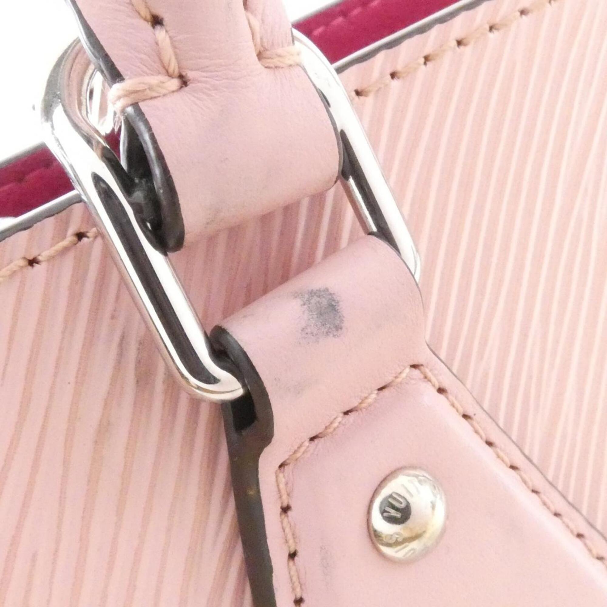 Louis Vuitton Rose Ballerine Leather Handbag (Pre-Owned)