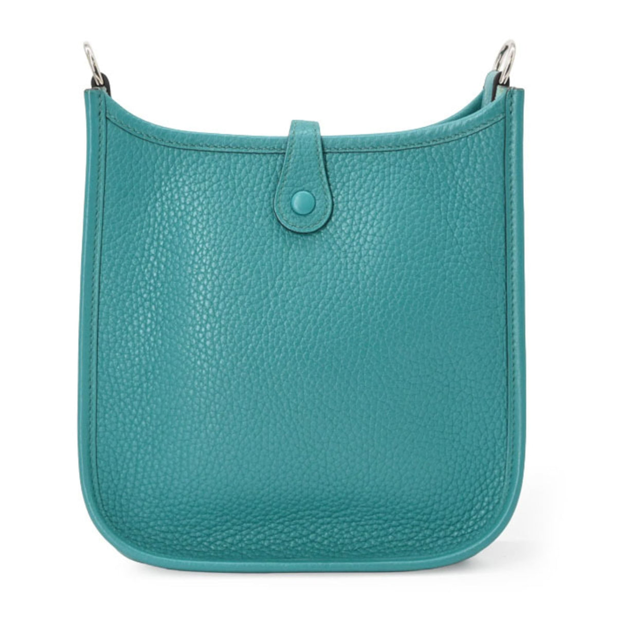 Hermes Blue Blue Paon Taurillon Clemence Leather Shoulder Bag (Pre-Owned)