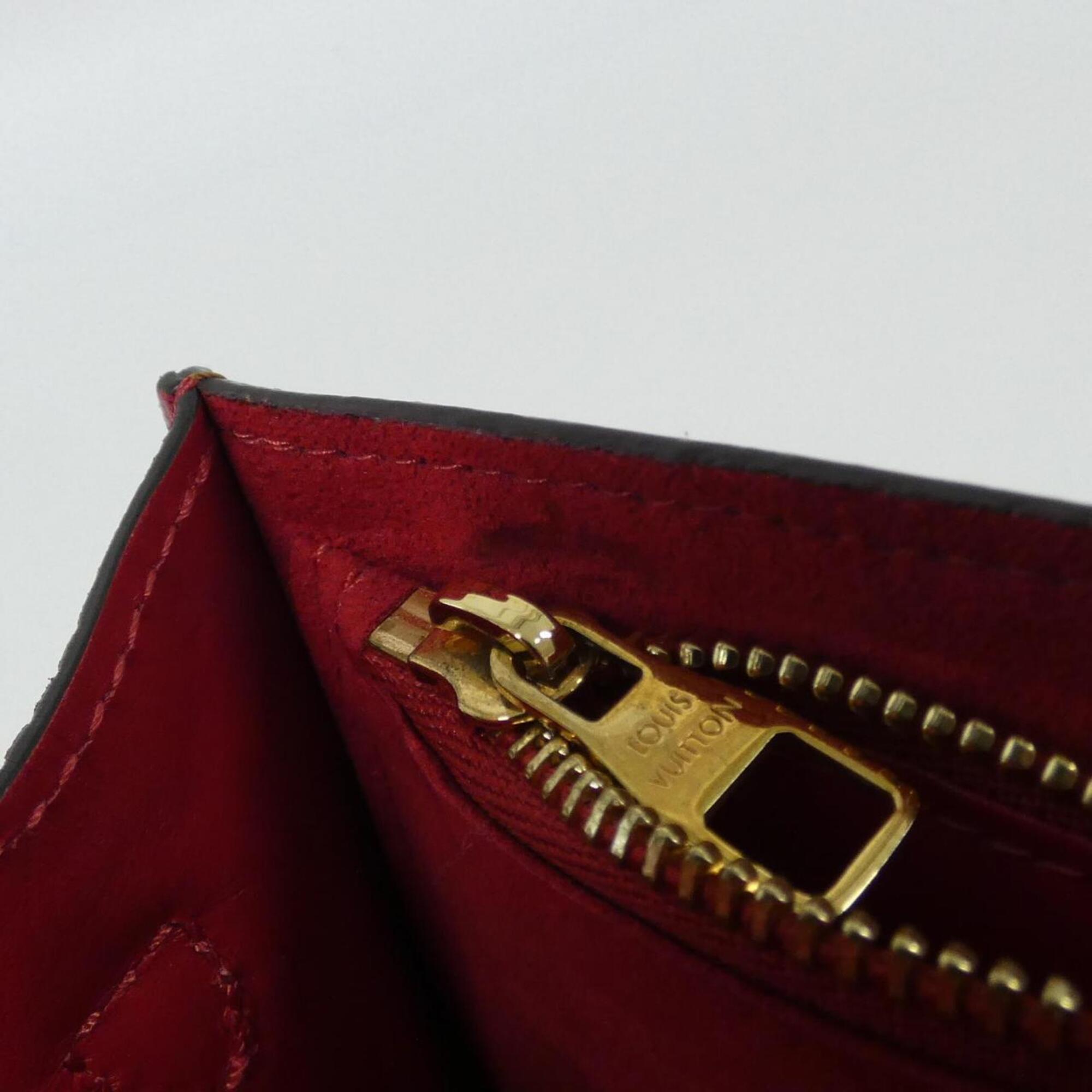 Louis Vuitton Brown Coated Canvas Chain/Shoulder Wallet (Pre-Owned)