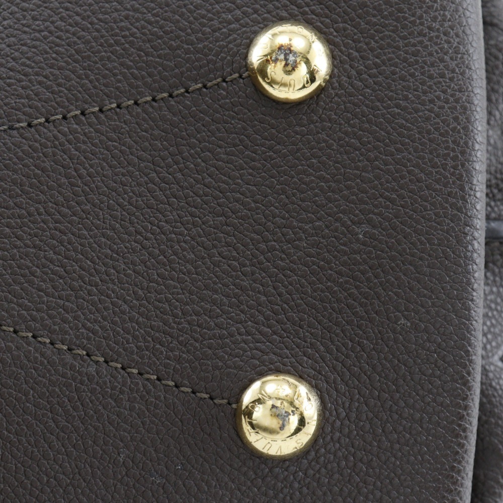 Louis Vuitton Brown Earth Monogram Empreinte Shoulder Bag (Pre-Owned)