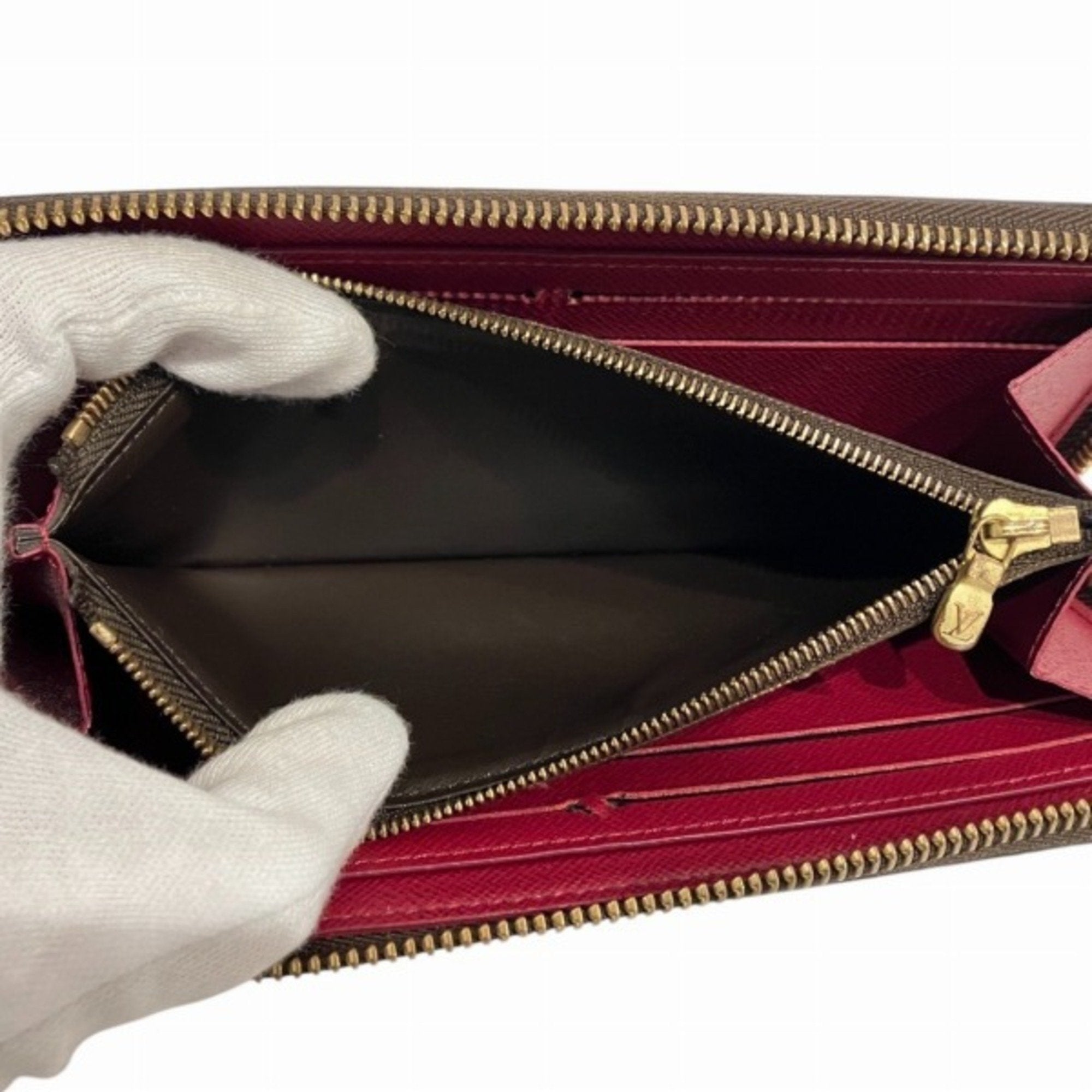 Louis Vuitton Fuchsia Monogram Coin Purse/Coin Case (Pre-Owned)