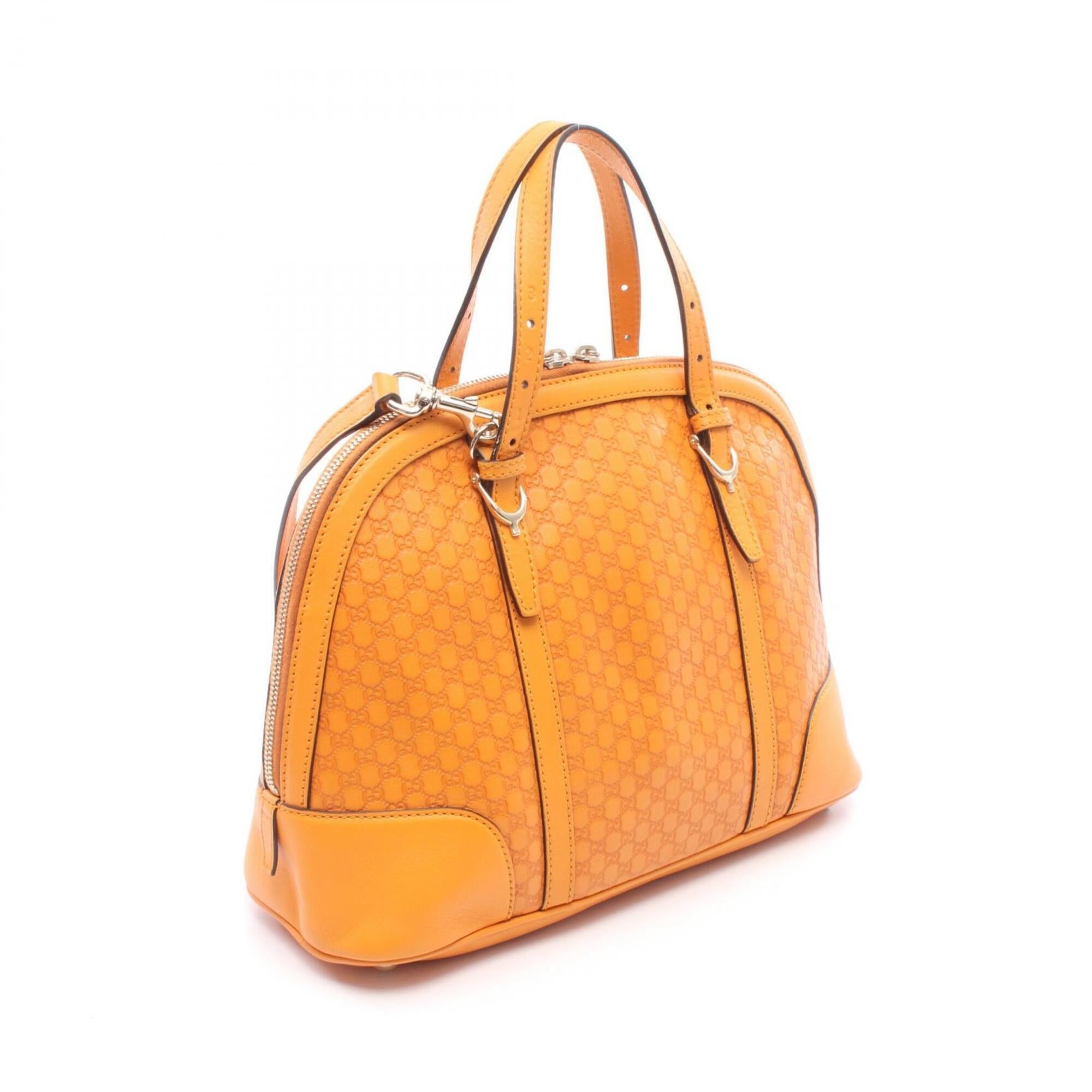 Gucci Orange Leather Handbag (Pre-Owned)