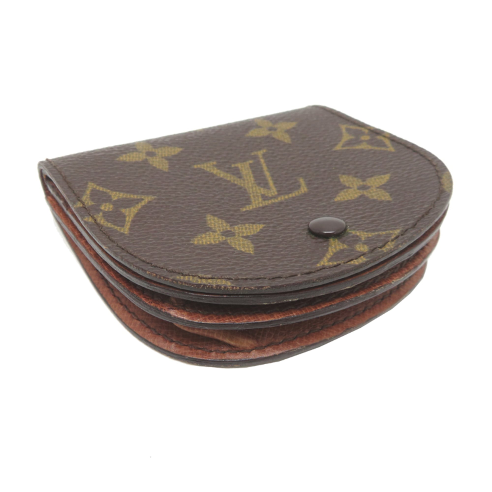Louis Vuitton Brown Monogram Coin Purse/Coin Case (Pre-Owned)