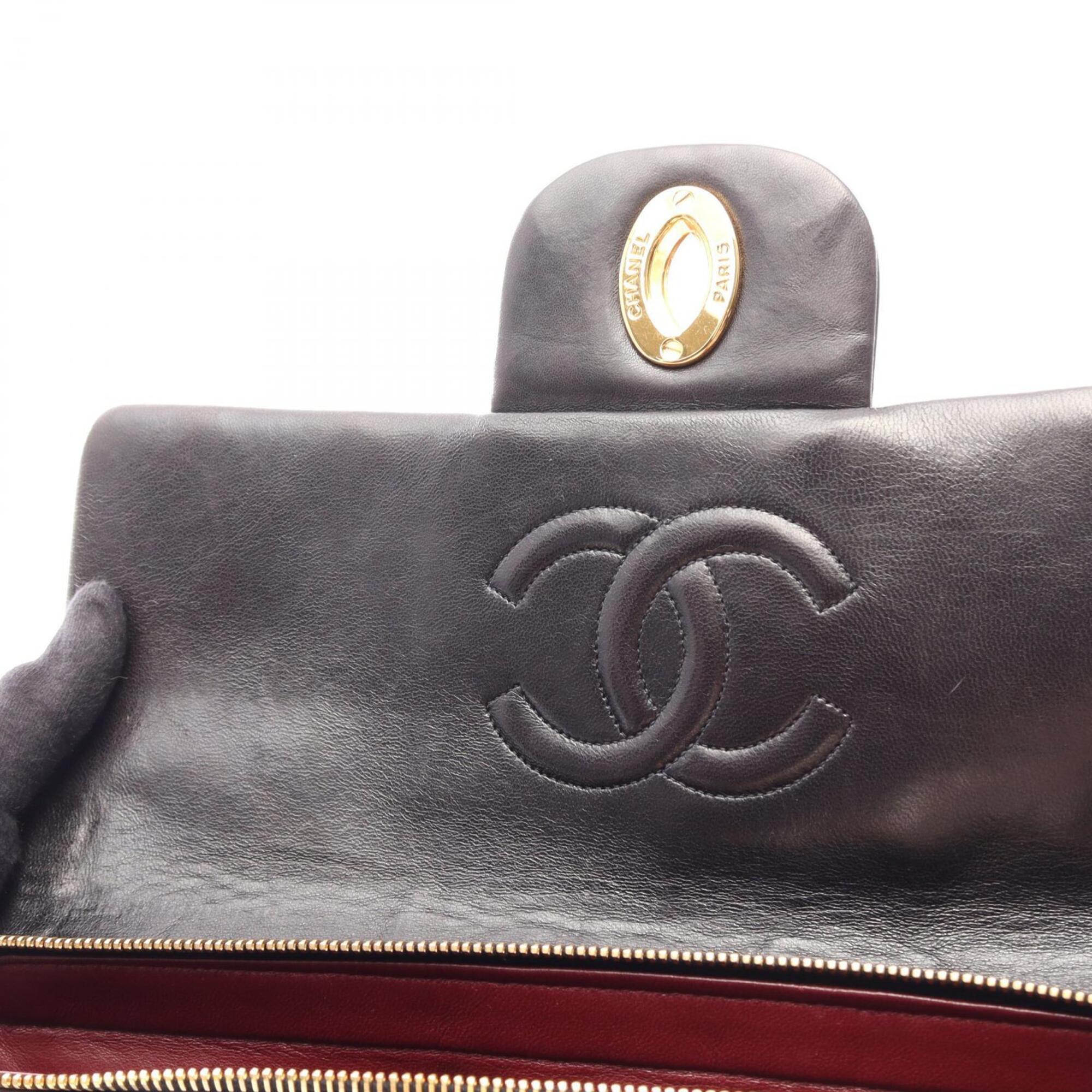 Chanel Black Leather Backpack (Pre-Owned)