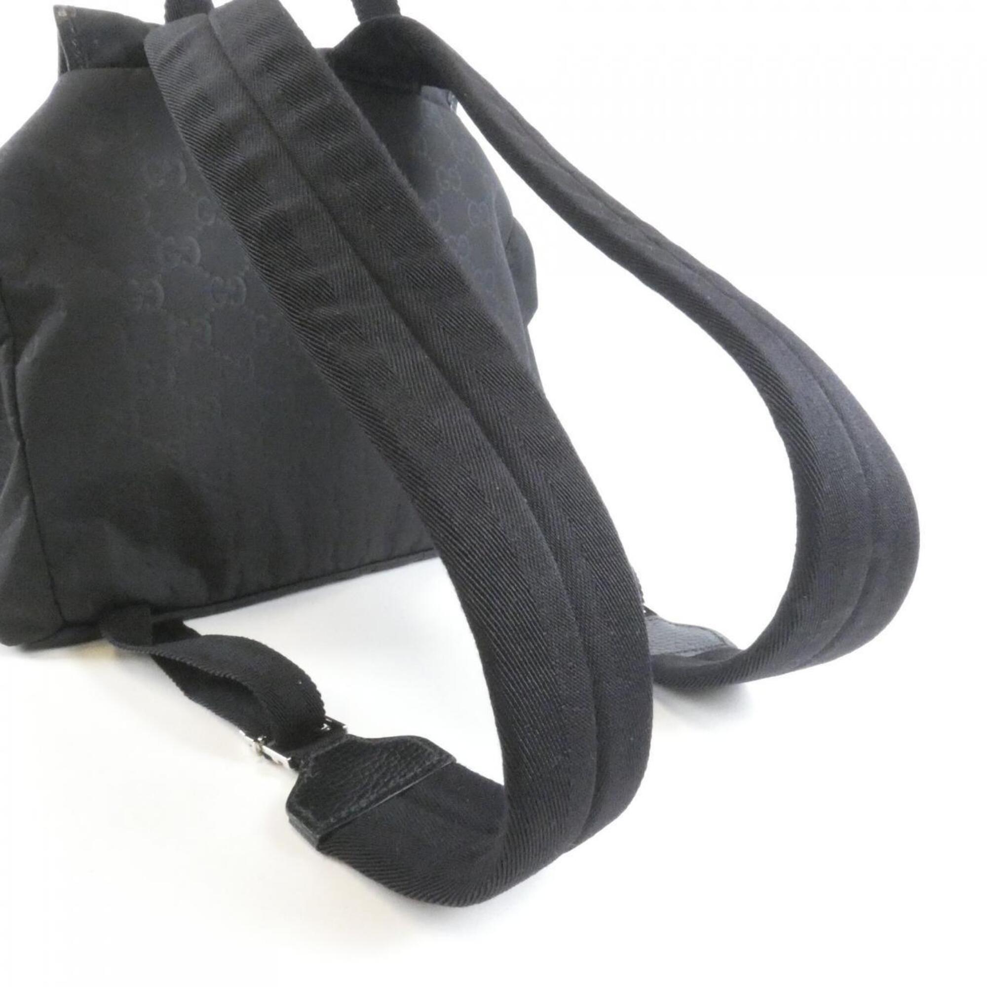 Gucci Black Nylon Backpack (Pre-Owned)