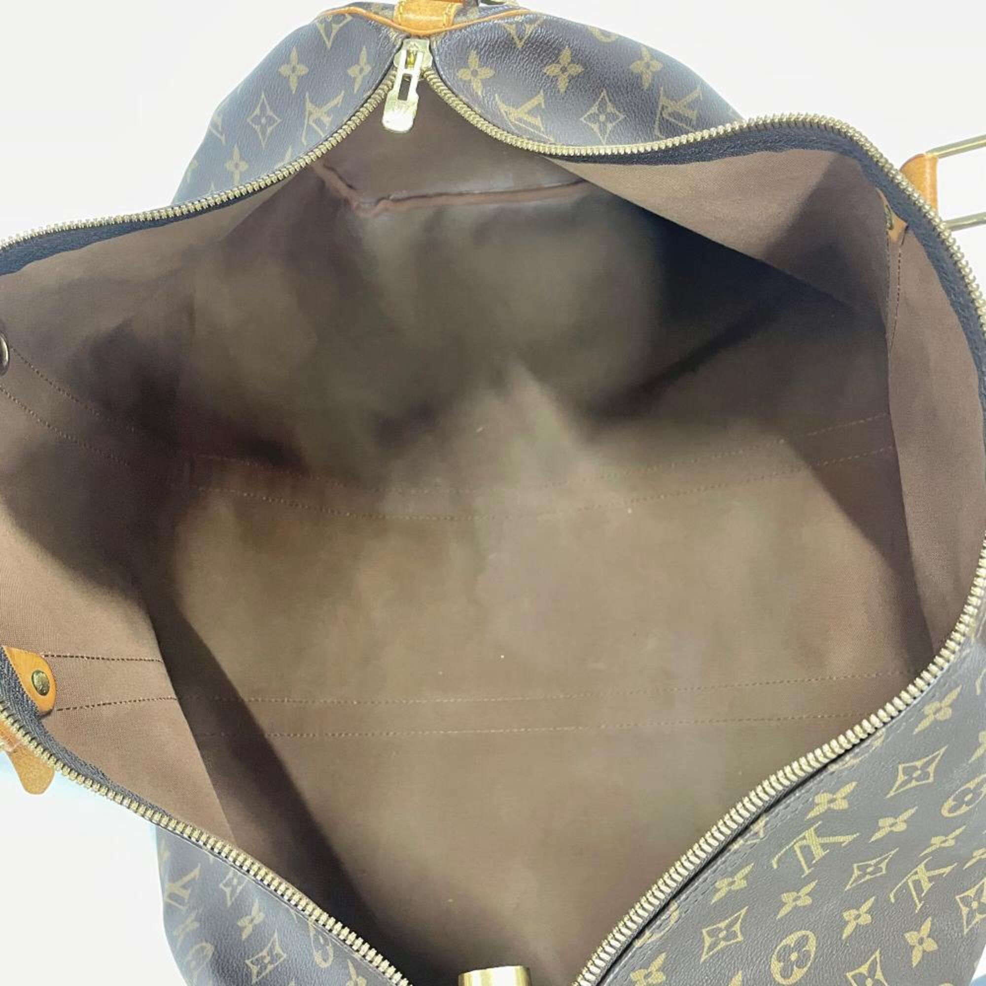 Louis Vuitton Brown Monogram Canvas Boston Bag (Pre-Owned)