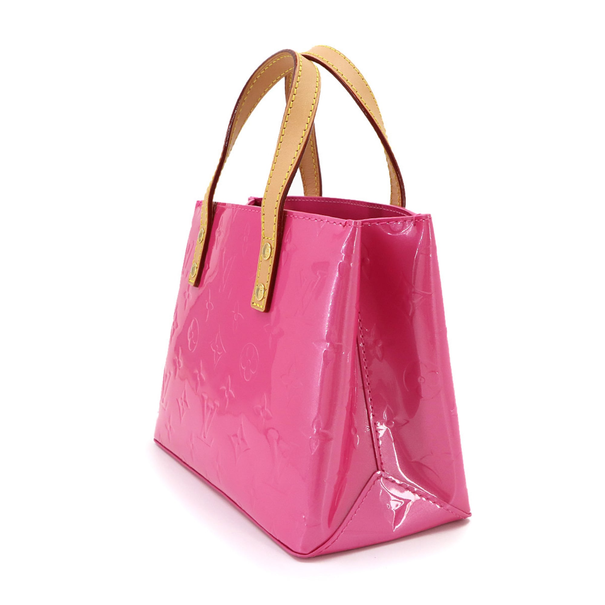 Louis Vuitton Pink Monogram Vernis Leather Handbag (Pre-Owned)