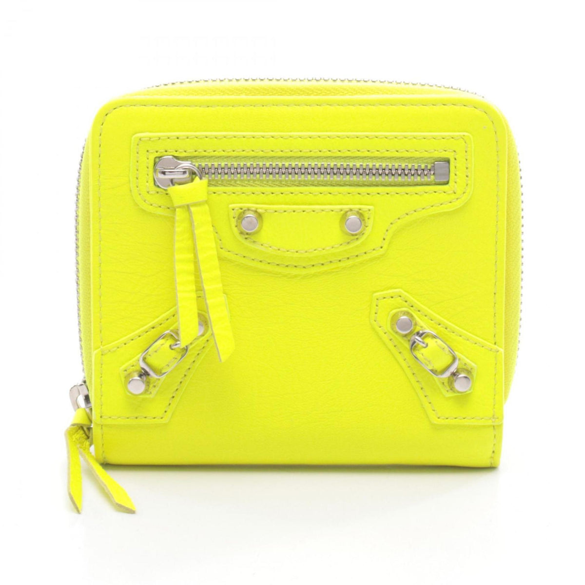 Balenciaga Yellow Leather Wallet (Bi-Fold) (Pre-Owned)