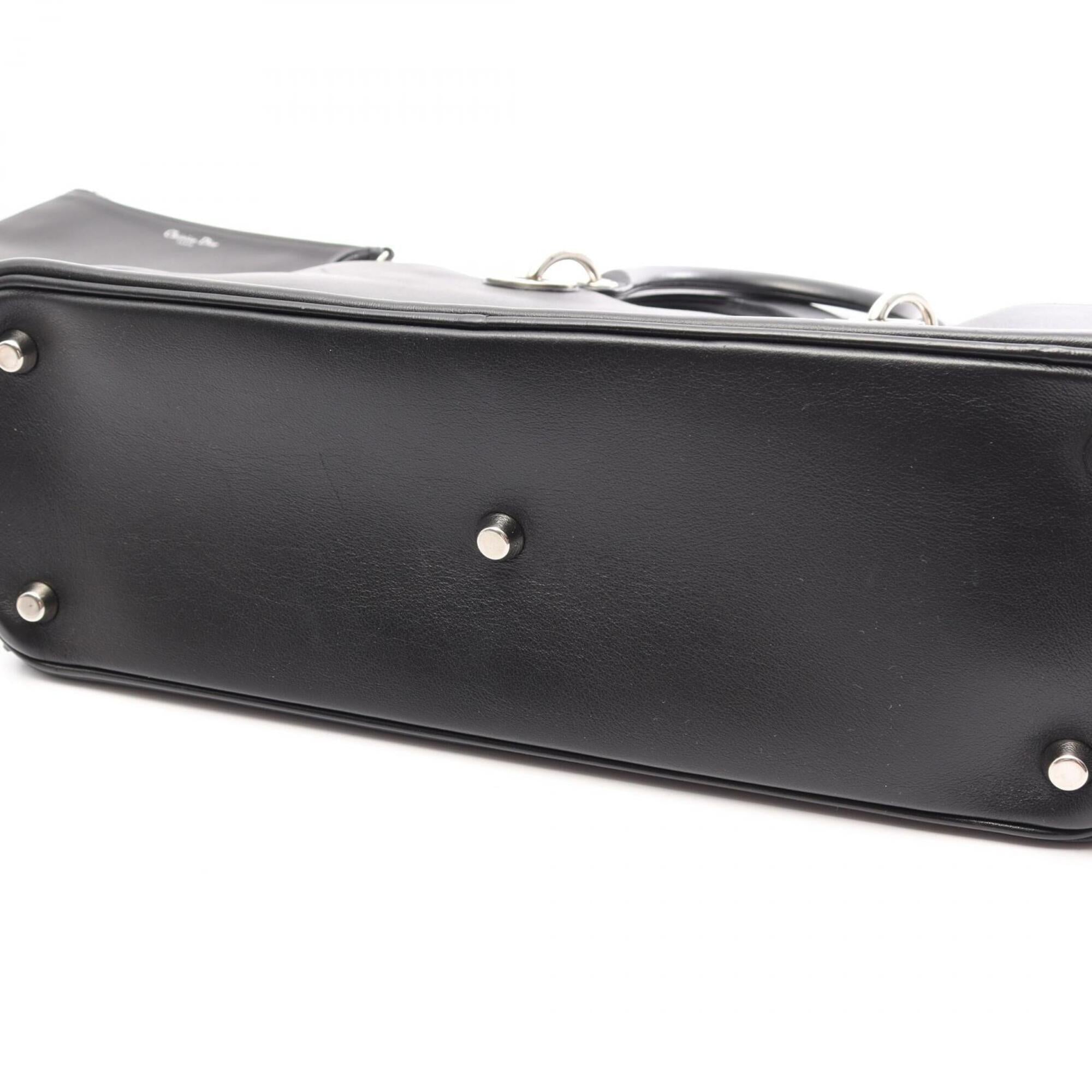 Christian Dior Black Leather Handbag Pouch (Pre-Owned)