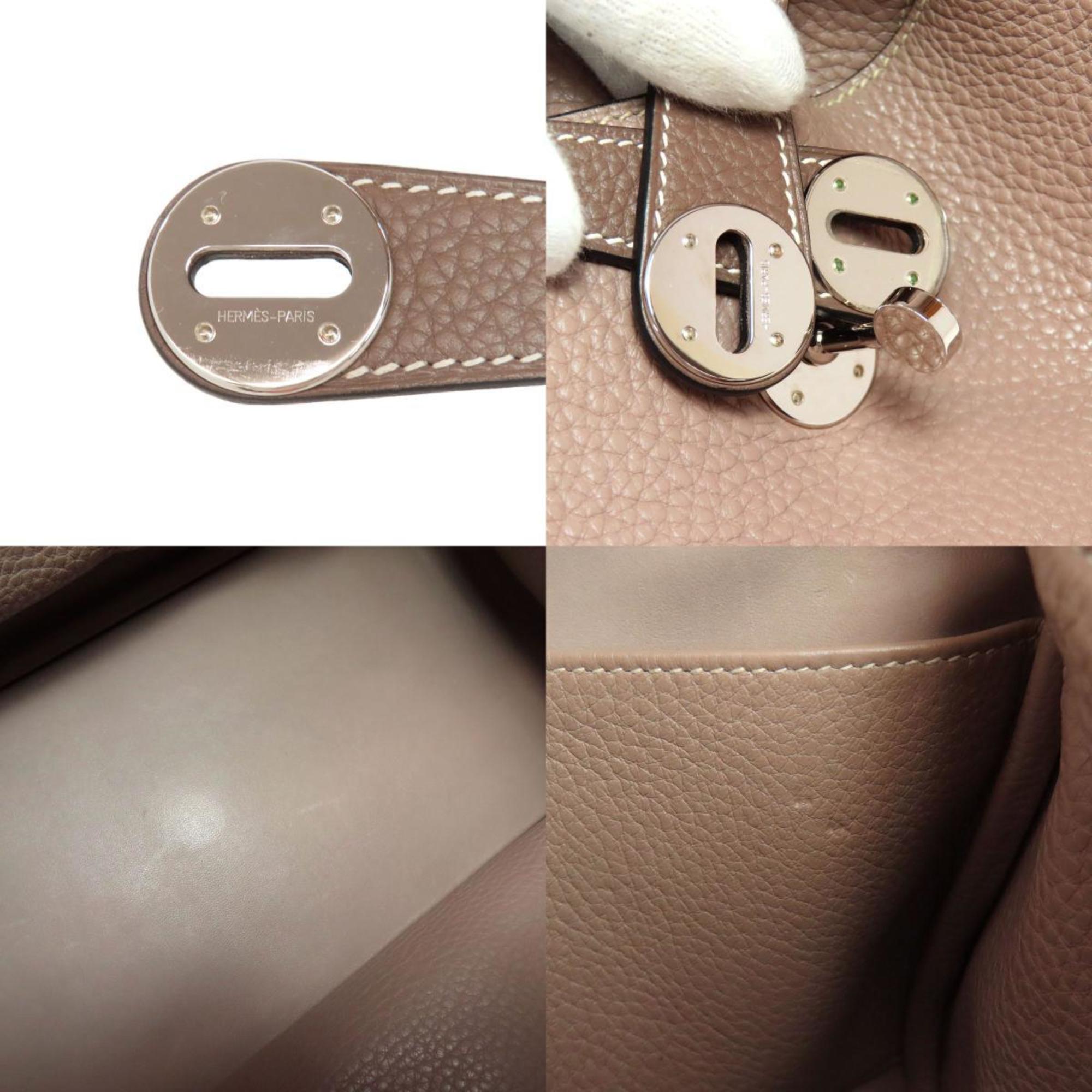 Hermes Lindy Etoupe Gray Gris Tourterelle Handbag (Pre-Owned)