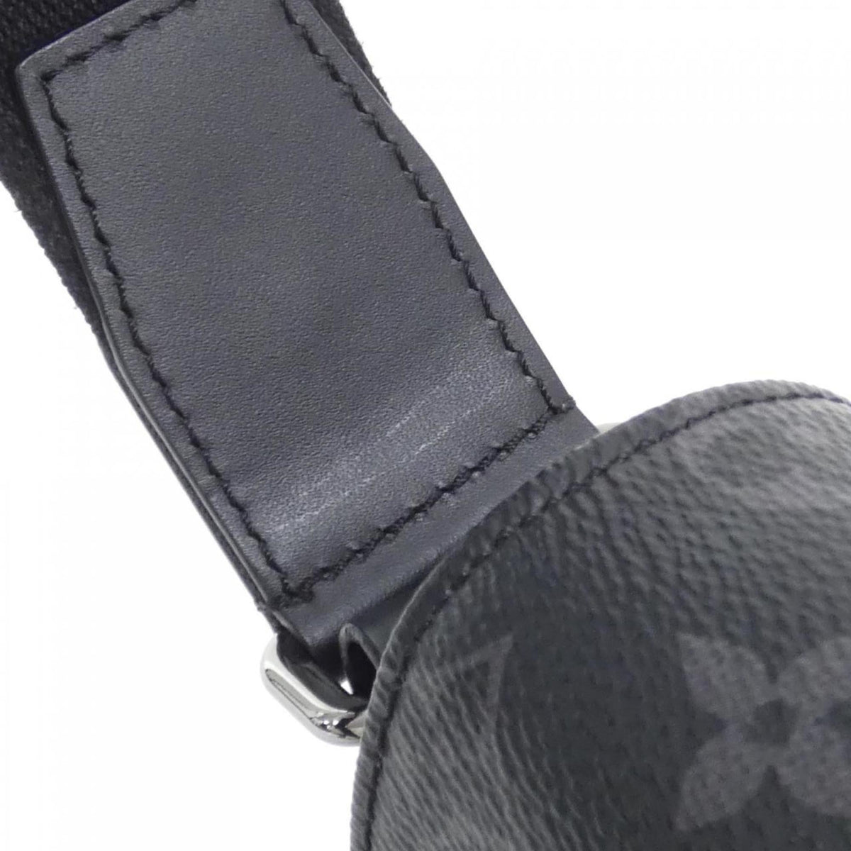 Louis Vuitton Black Coated Canvas Shoulder Bag (Pre-Owned)