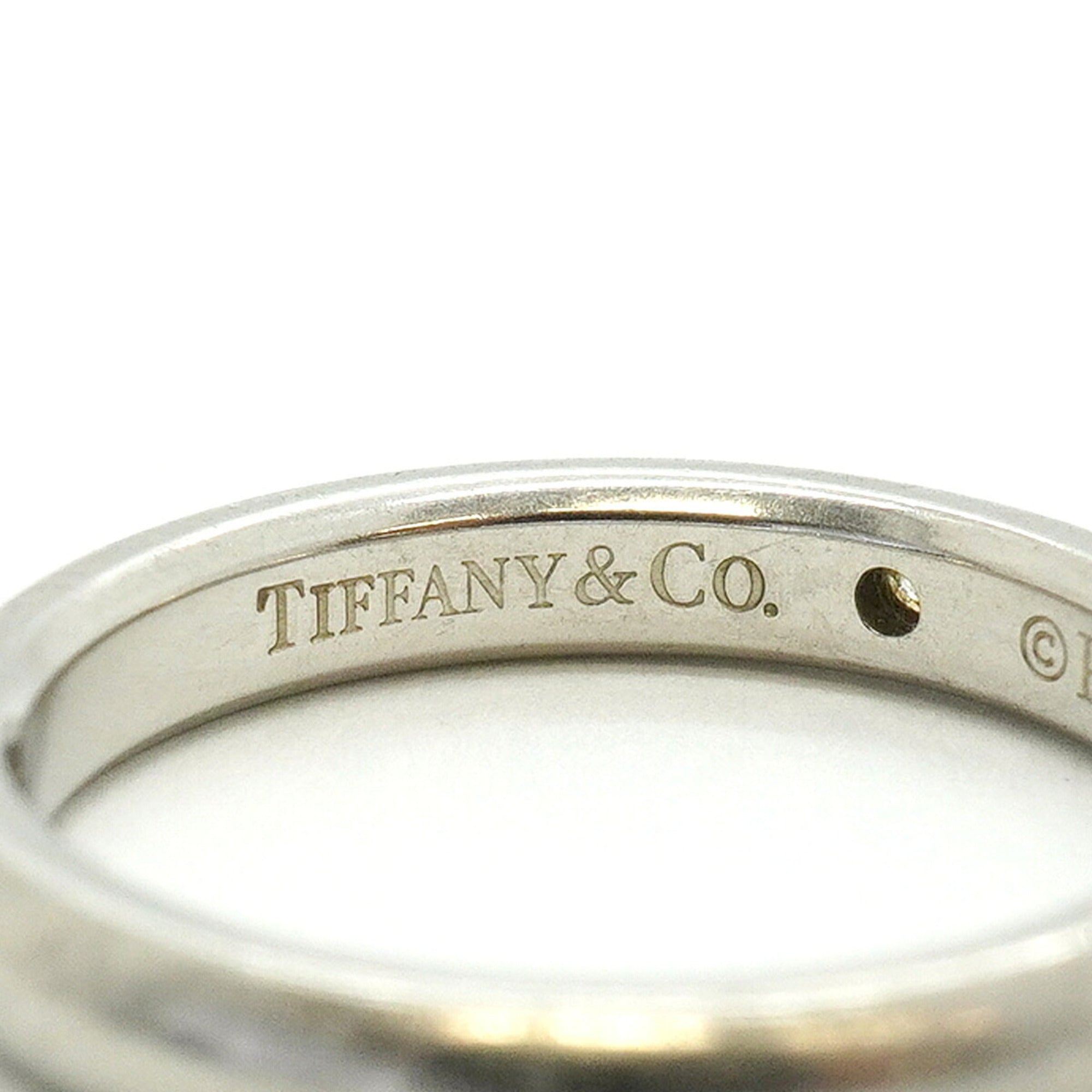 Tiffany Platinum 950 Band Ring (Pre-Owned)