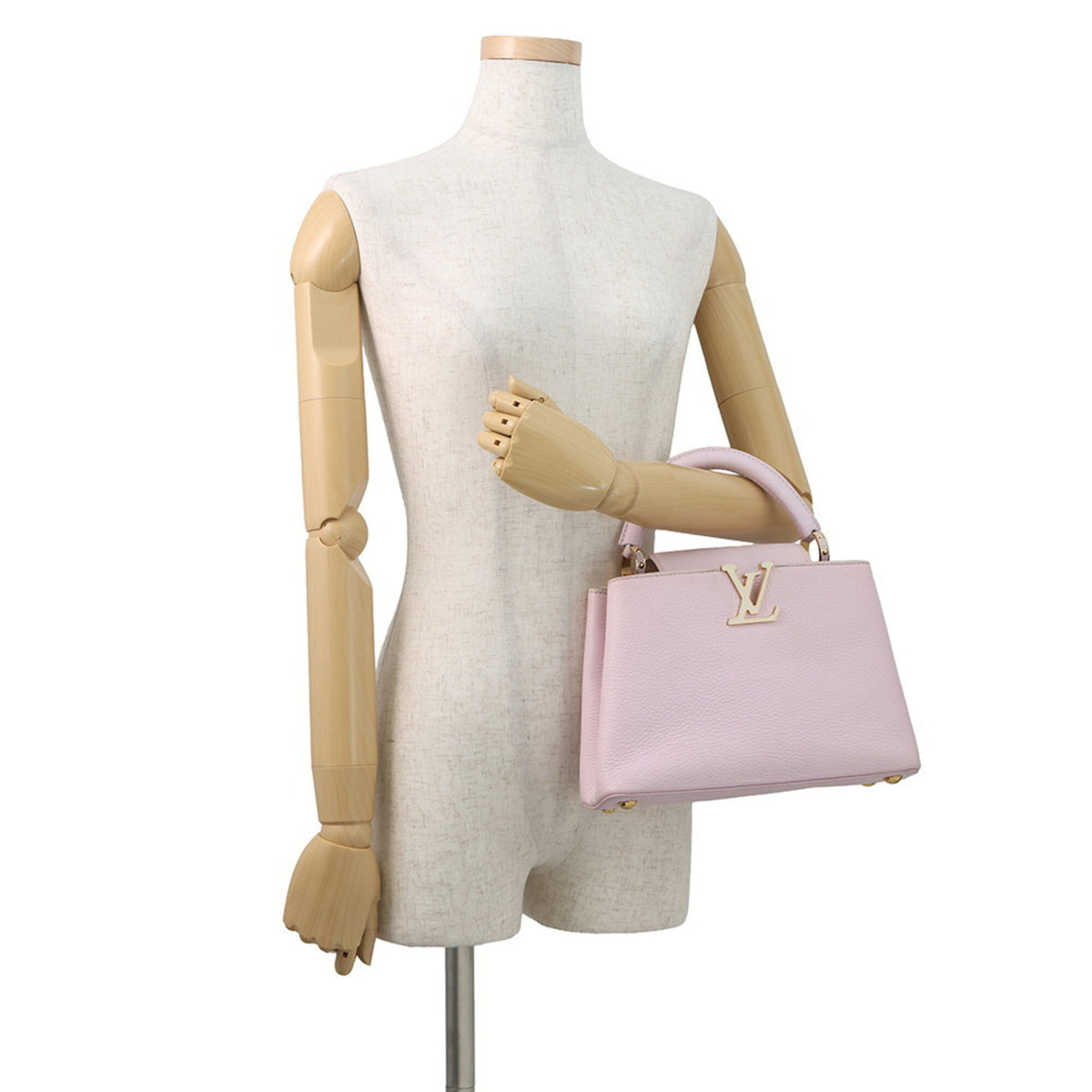 Louis Vuitton White Leather Handbag (Pre-Owned)