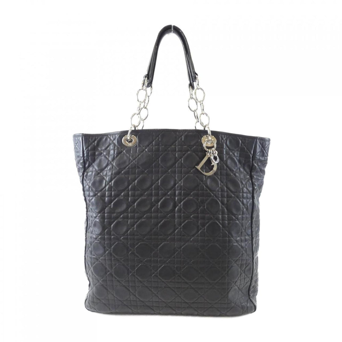 Christian Dior Black Leather Handbag (Pre-Owned)