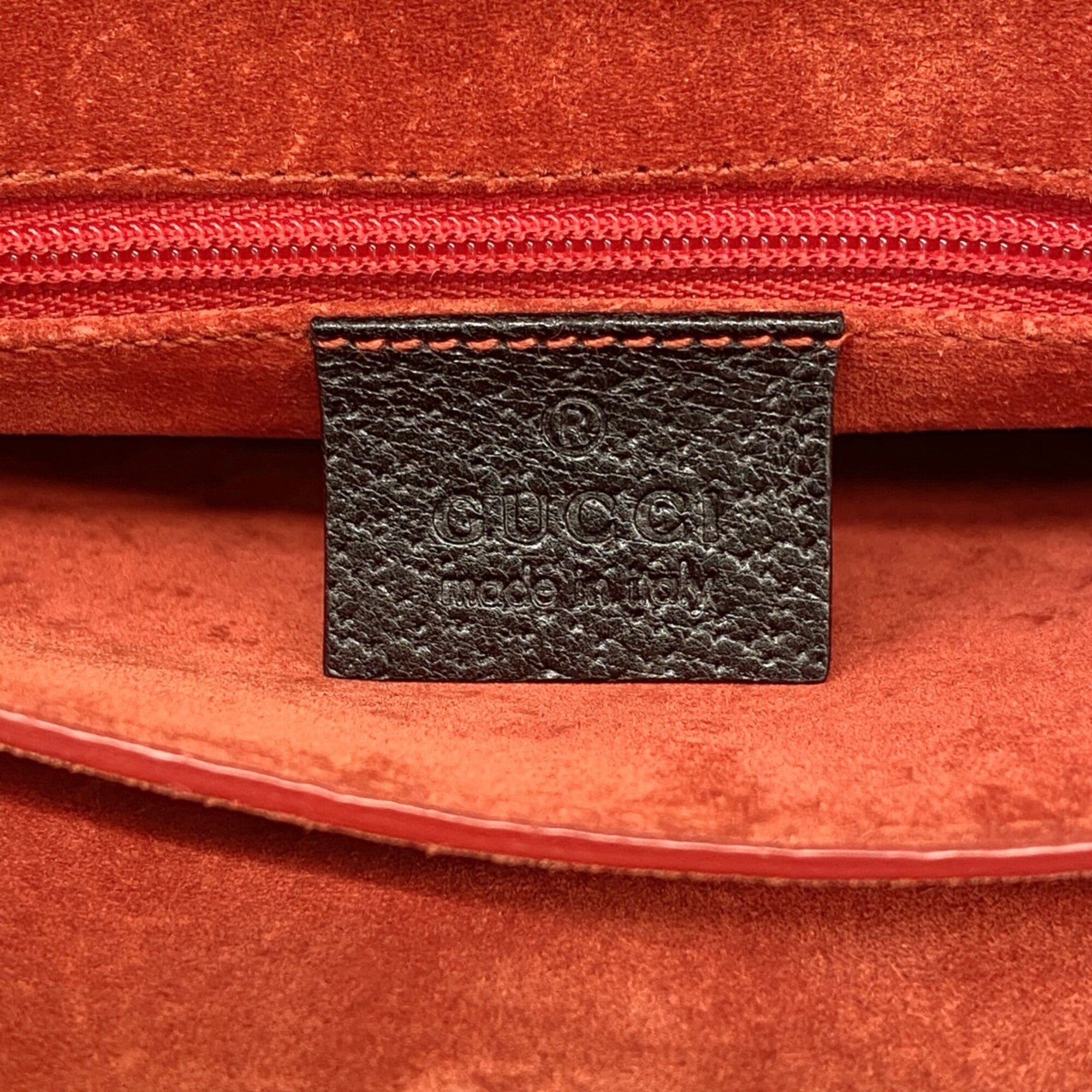 Gucci Black Leather Handbag (Pre-Owned)