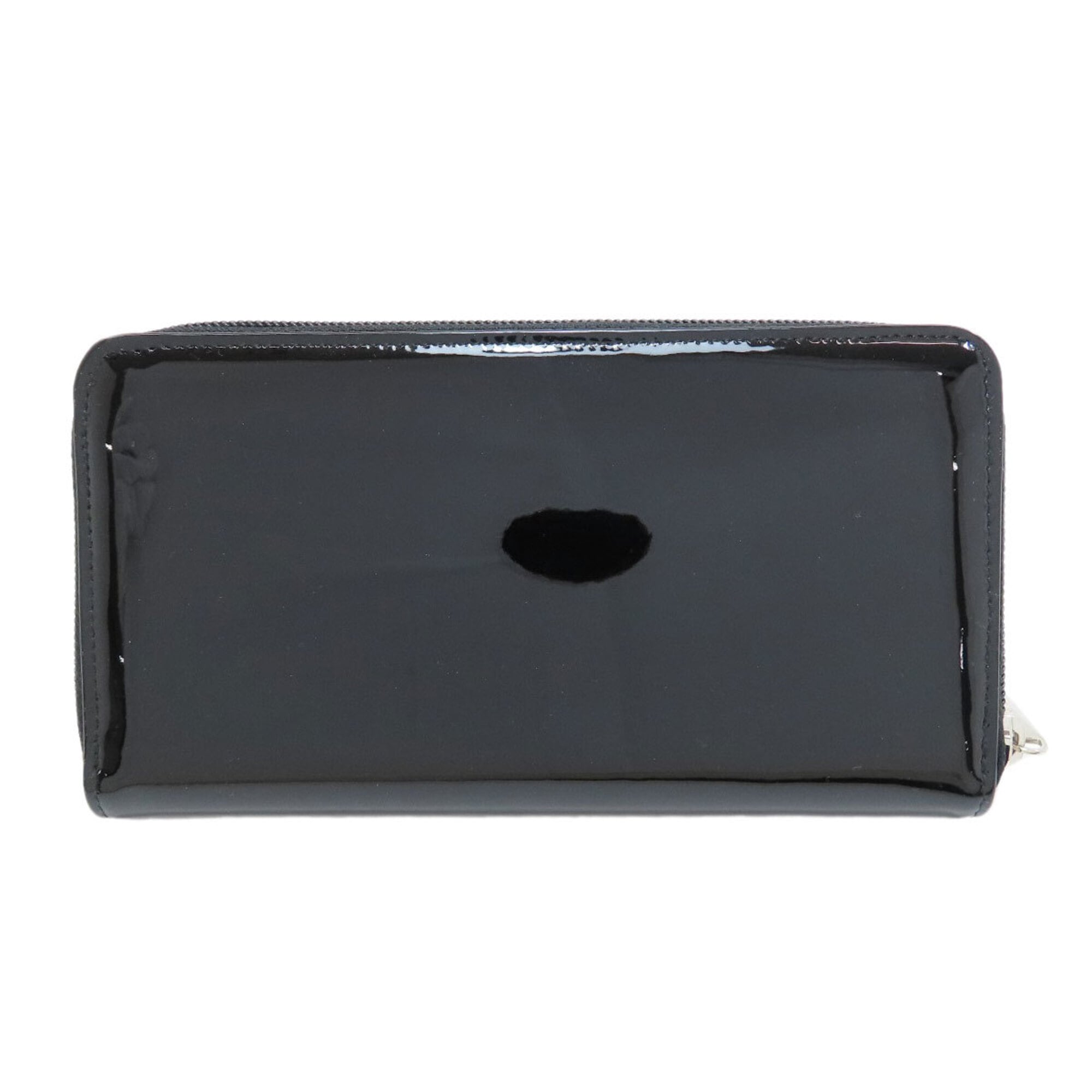 Chanel Black Leather Long Wallet (Bi-Fold) (Pre-Owned)
