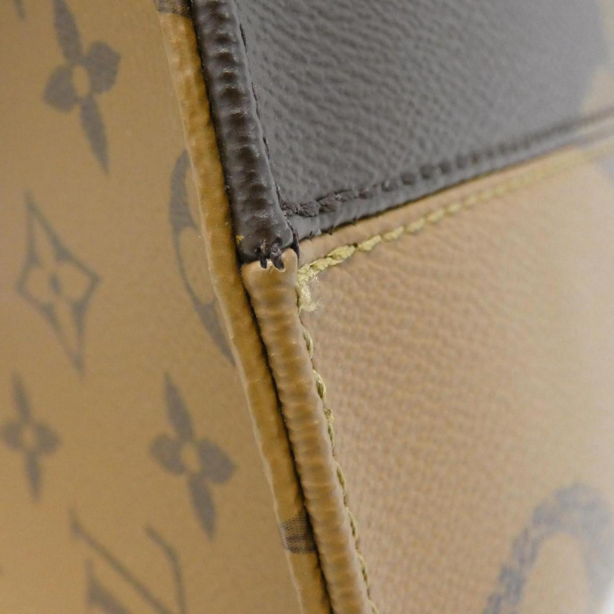 Louis Vuitton Marron Coated Canvas Handbag (Pre-Owned)