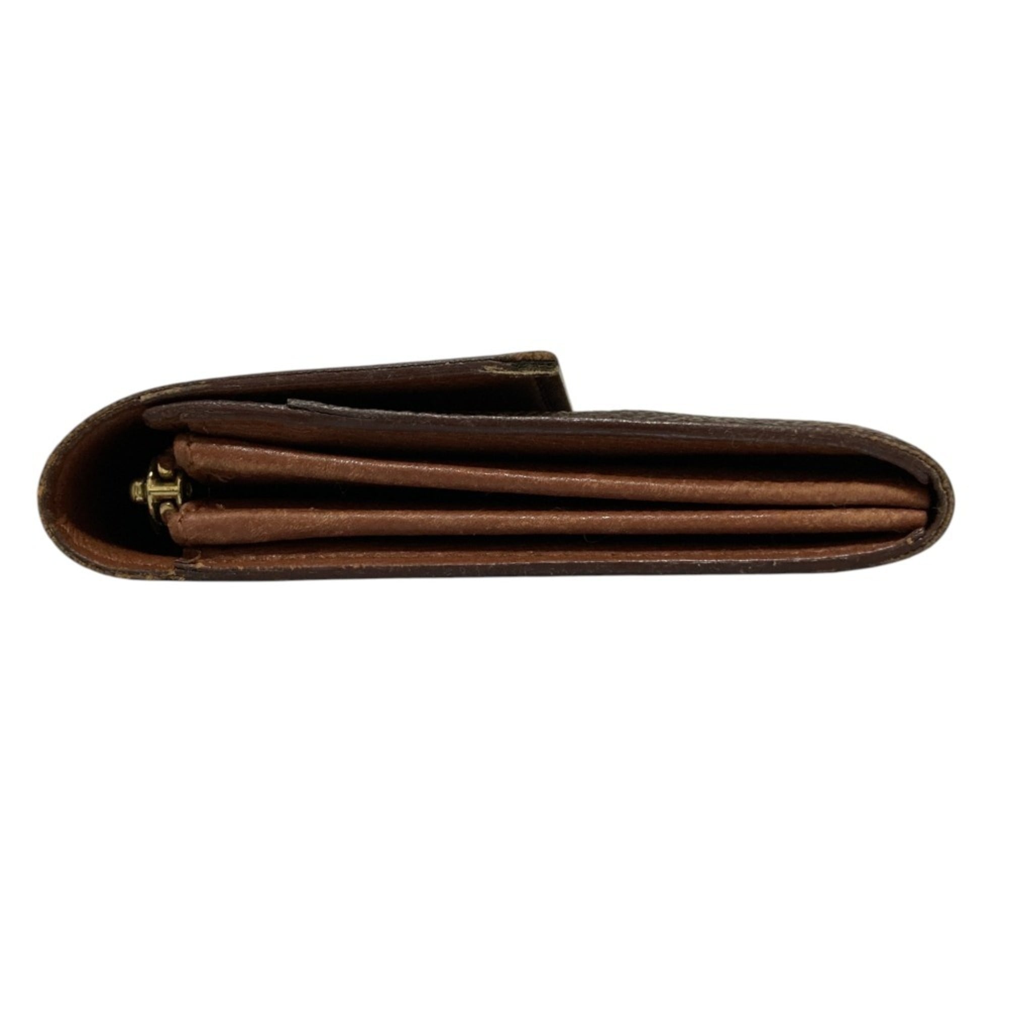 Louis Vuitton Brown Monogram Monogram Long Wallet (Bi-Fold) (Pre-Owned)