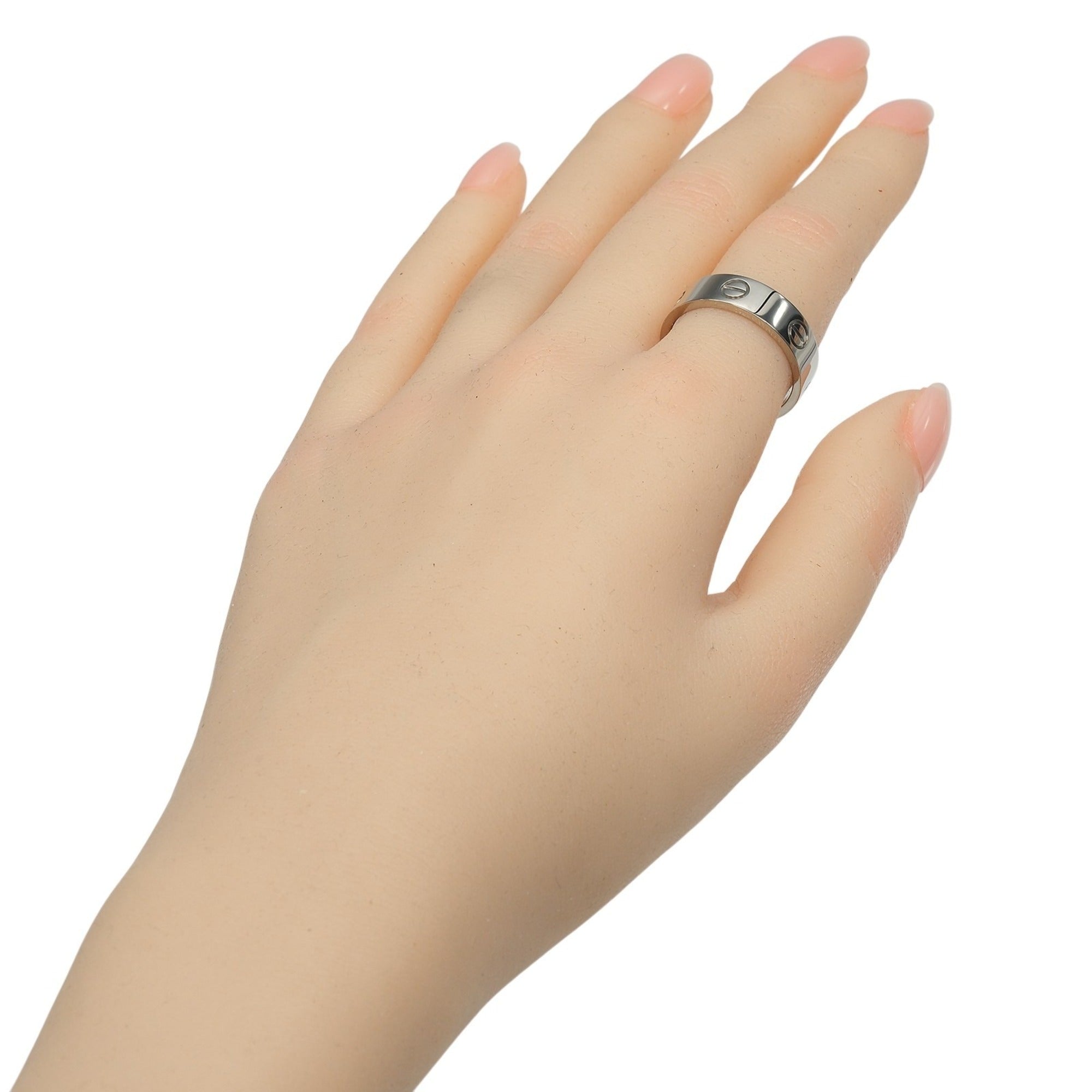 Cartier Love White Gold (18K) Band Ring (Pre-Owned)