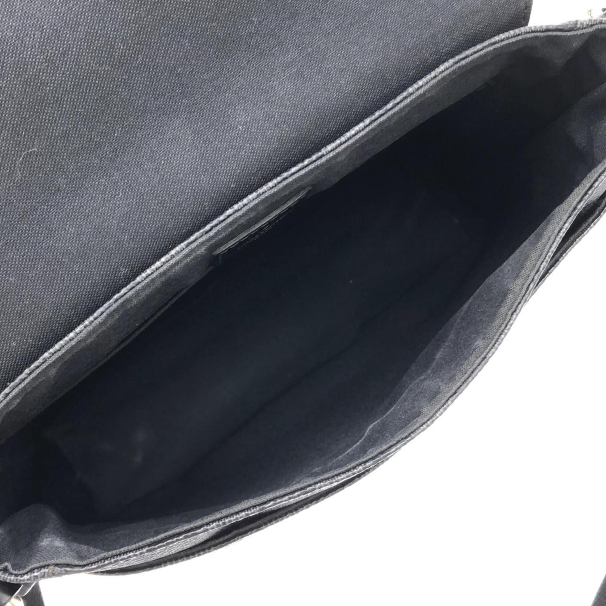 Louis Vuitton Graphite Coated Canvas Shoulder Bag (Pre-Owned)
