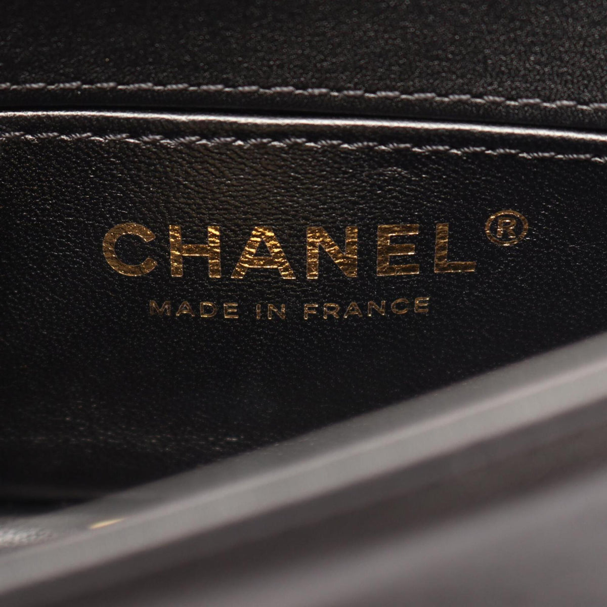 Chanel Black Leather Handbag Shoulder Bag (Pre-Owned)