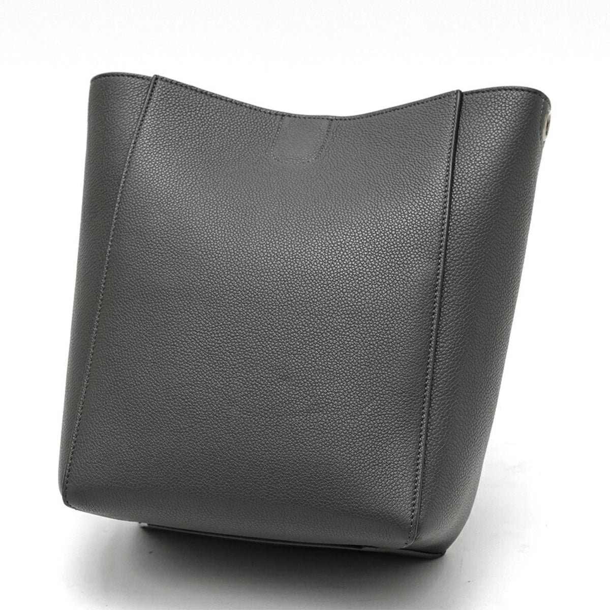Celine Gray Leather Shoulder Bag (Pre-Owned)