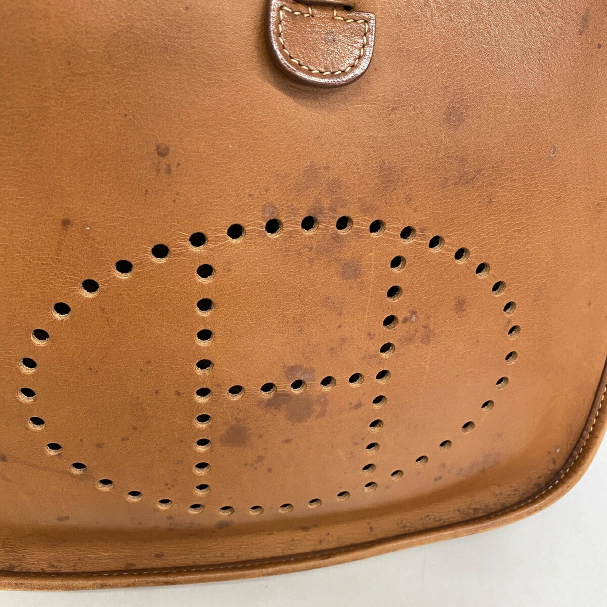 Hermes Natural Vache Leather Shoulder Bag (Pre-Owned)
