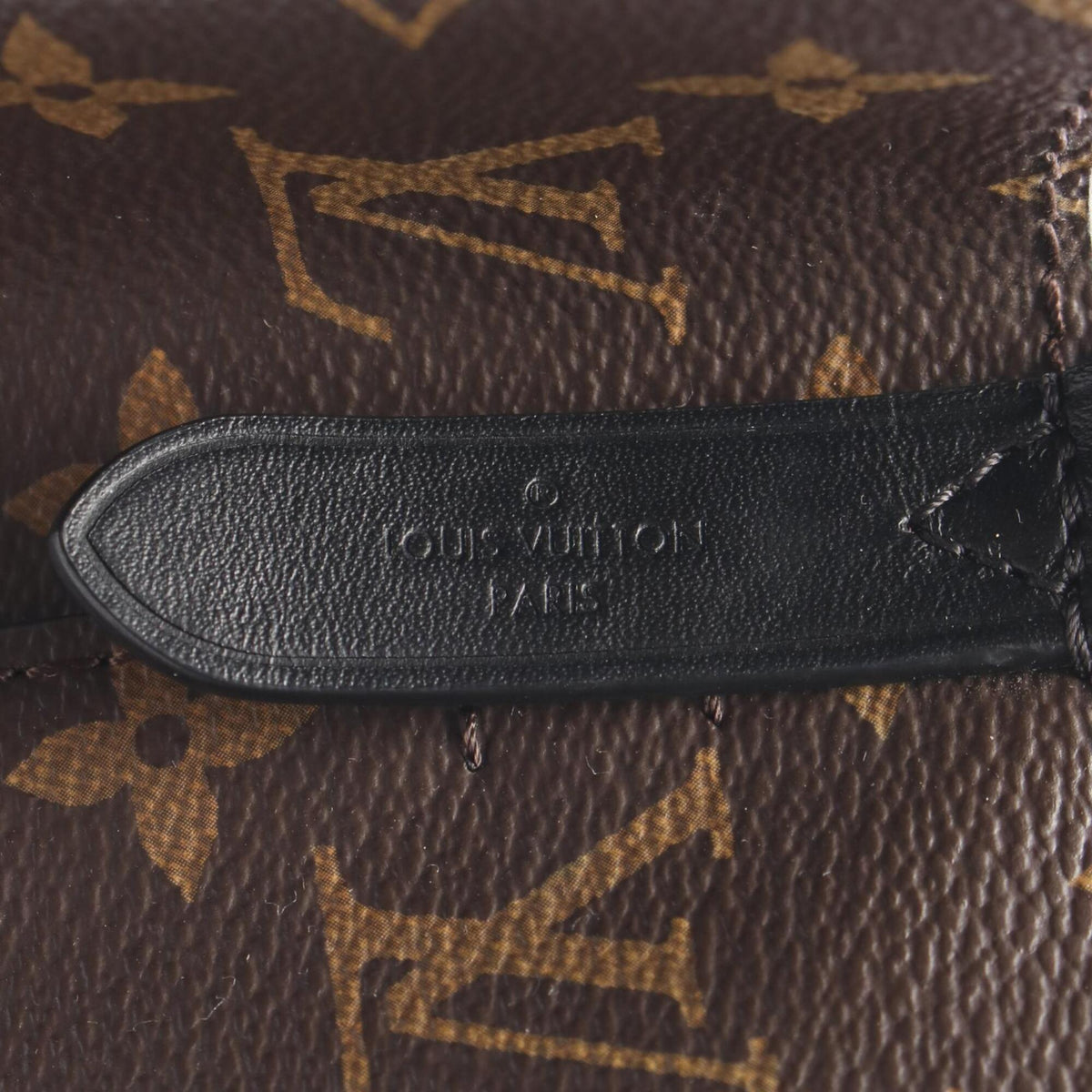 Louis Vuitton Black Brown Monogram Coated Canvas Handbag Shoulder Bag (Pre-Owned)