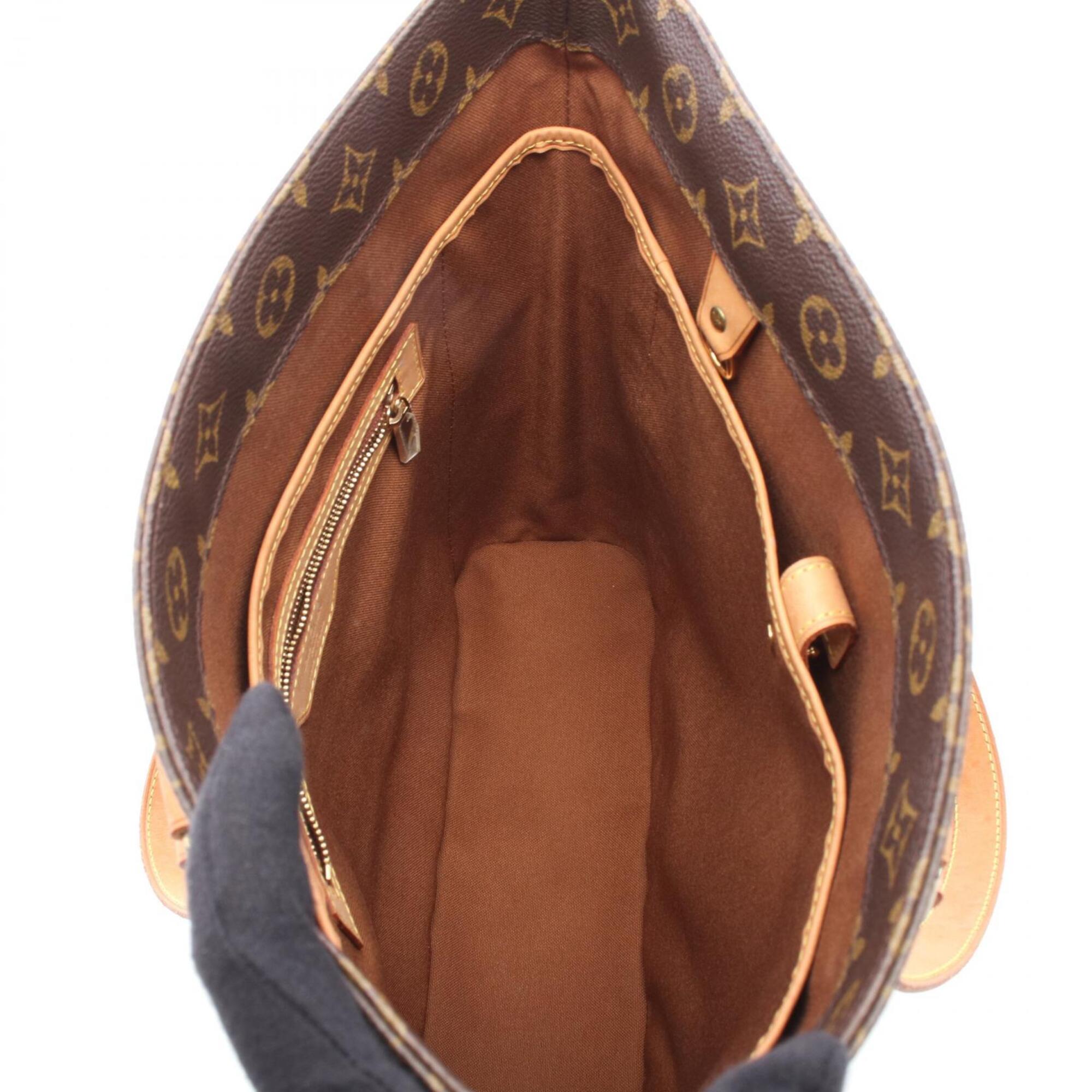 Louis Vuitton Brown Coated Canvas Pvc Monogram Leather Handbag Tote Bag (Pre-Owned)