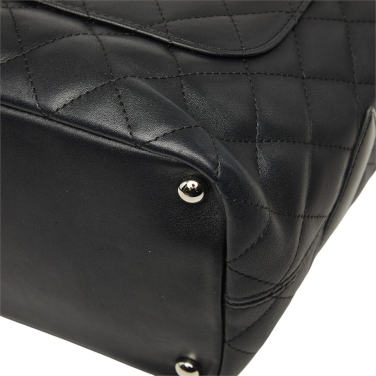 Chanel Black Cambon Ligne Handbag Tote Bag (Pre-Owned)