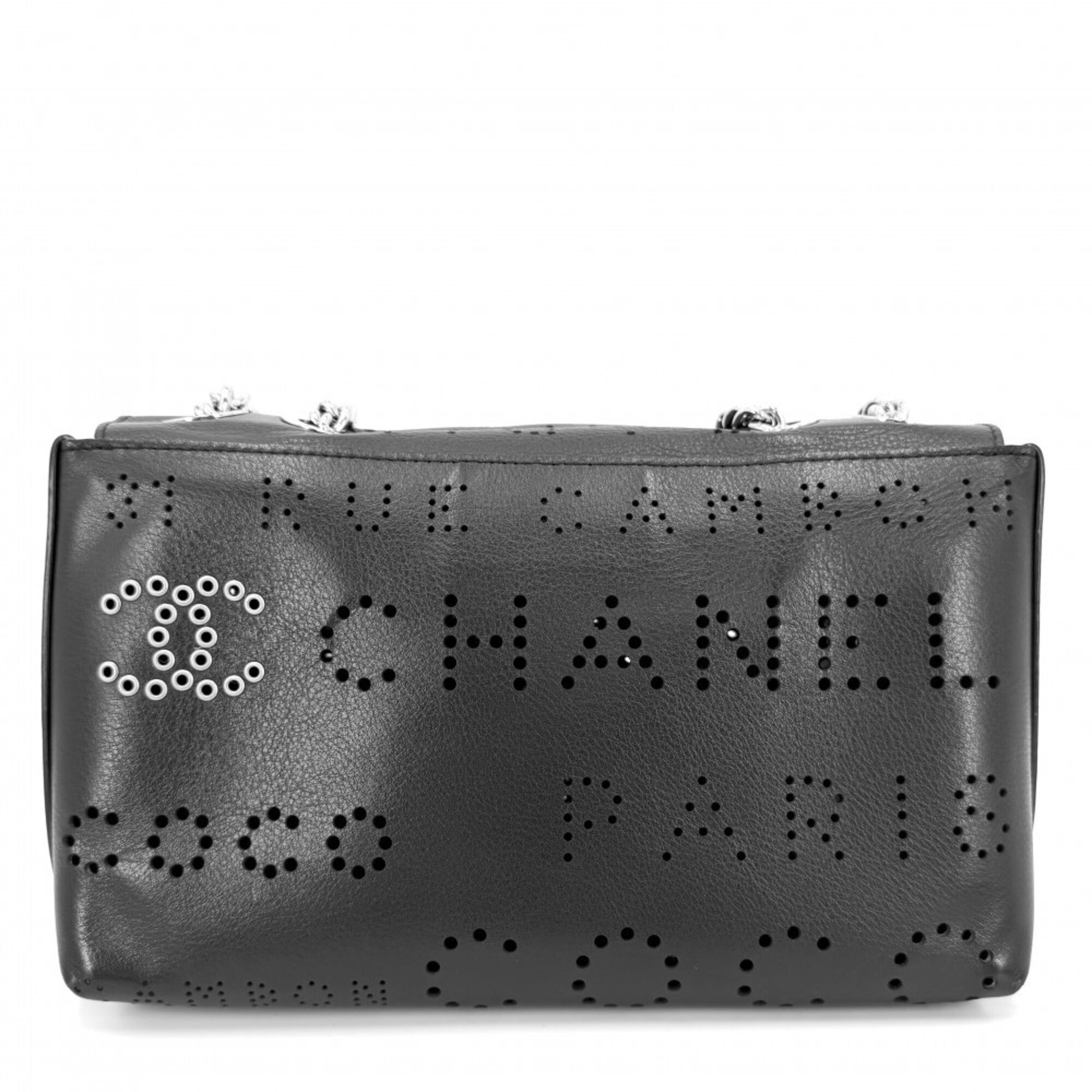 Chanel Black Leather Shoulder Bag (Pre-Owned)
