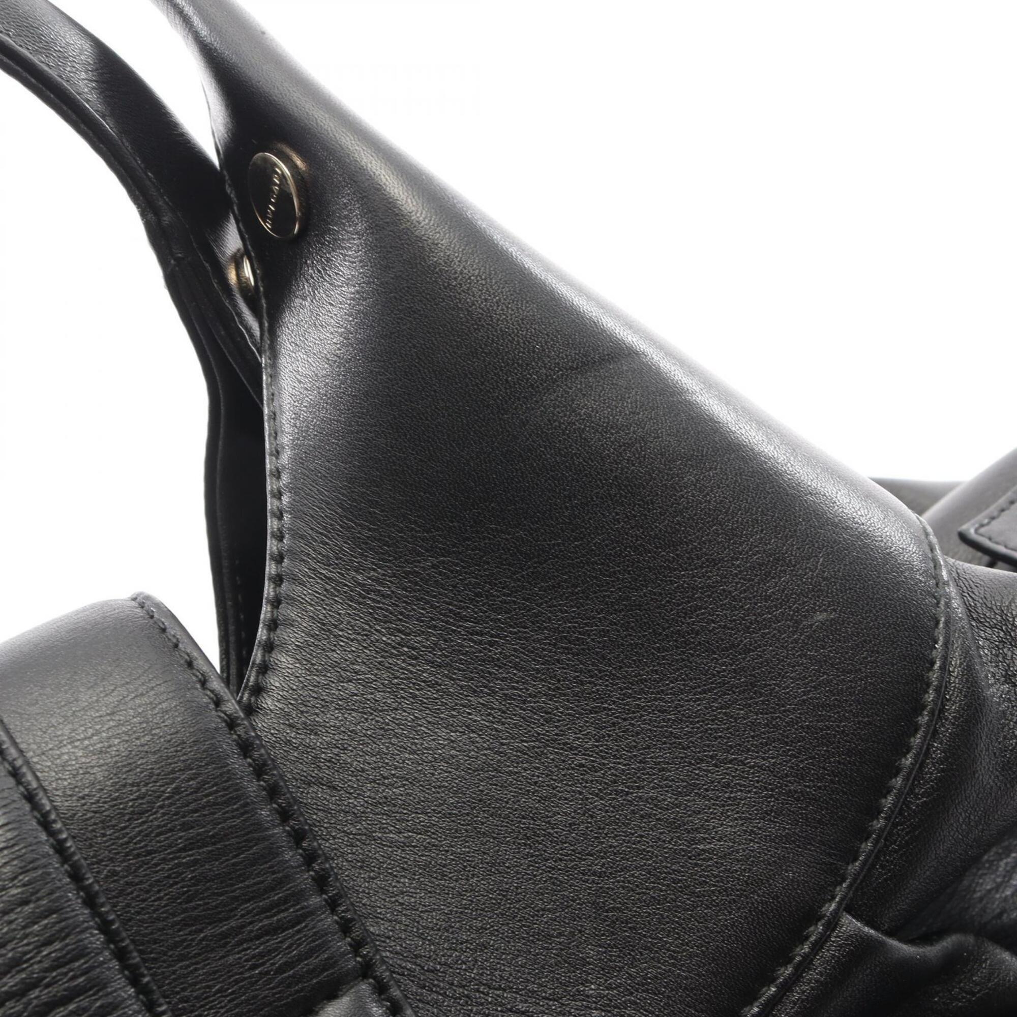 Bvlgari Black Leather Handbag (Pre-Owned)