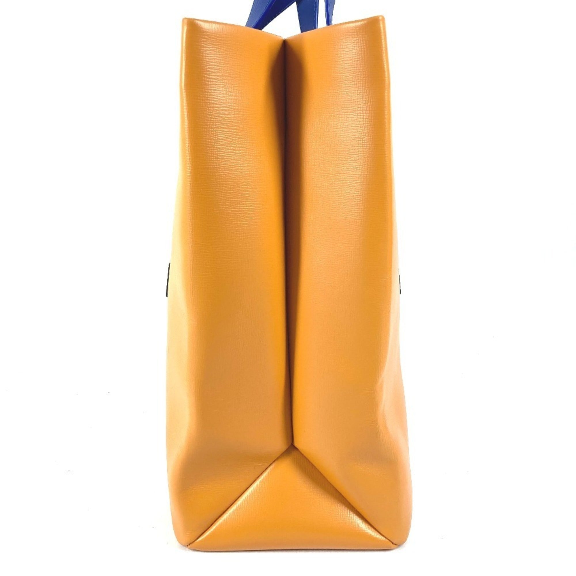 Louis Vuitton Orange Leather Shoulder Bag Tote Bag (Pre-Owned)