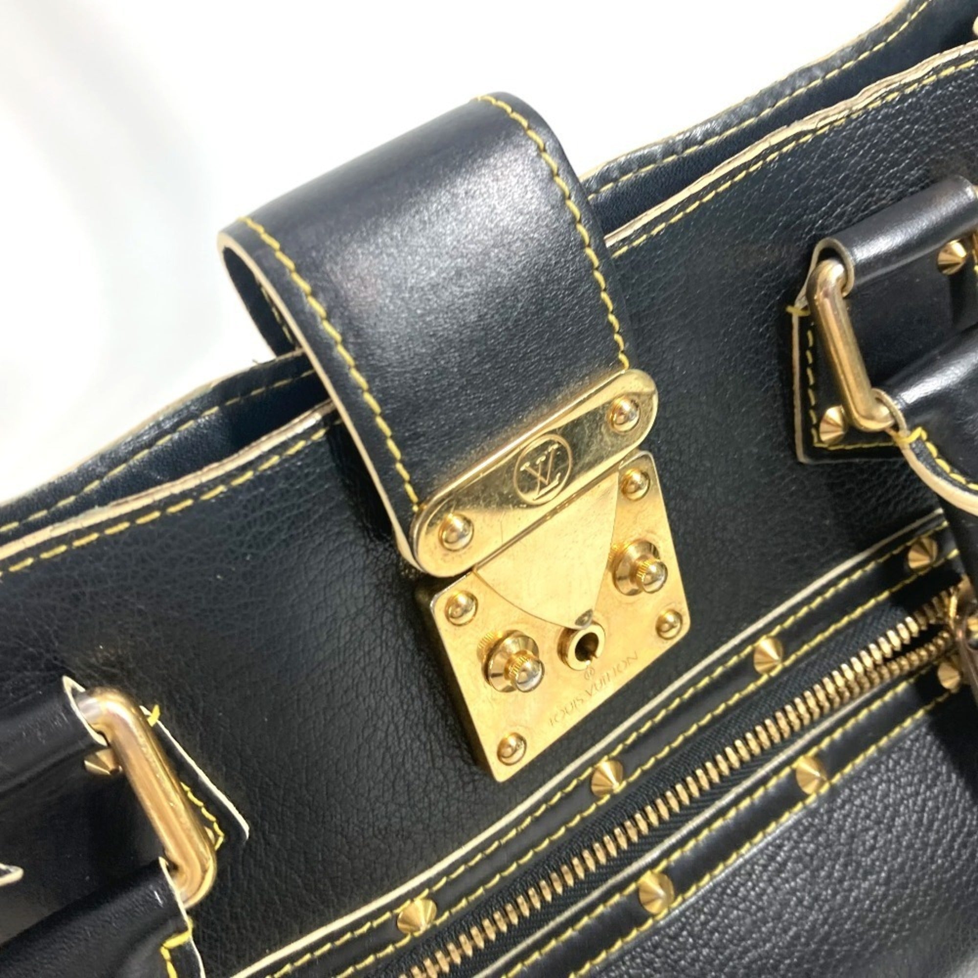 Louis Vuitton Suhali Black Suhali Leather Shoulder Bag Tote Bag (Pre-Owned)