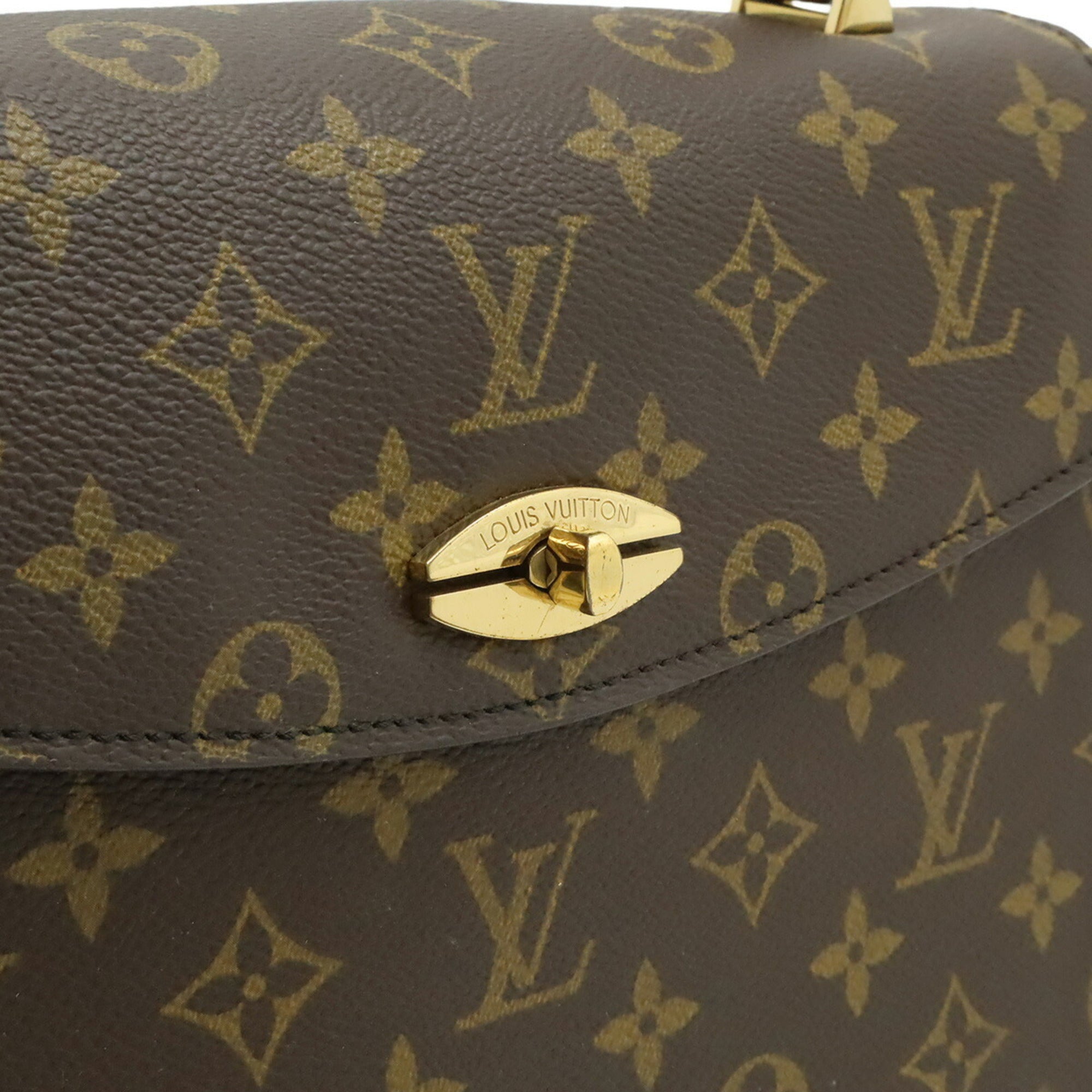 Louis Vuitton Brown Monogram Canvas Pvc Coated Canvas Handbag (Pre-Owned)