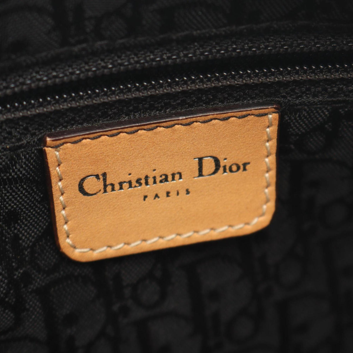 Christian Dior Brown Multi-Color Coated Canvas Leather Handbag (Pre-Owned)
