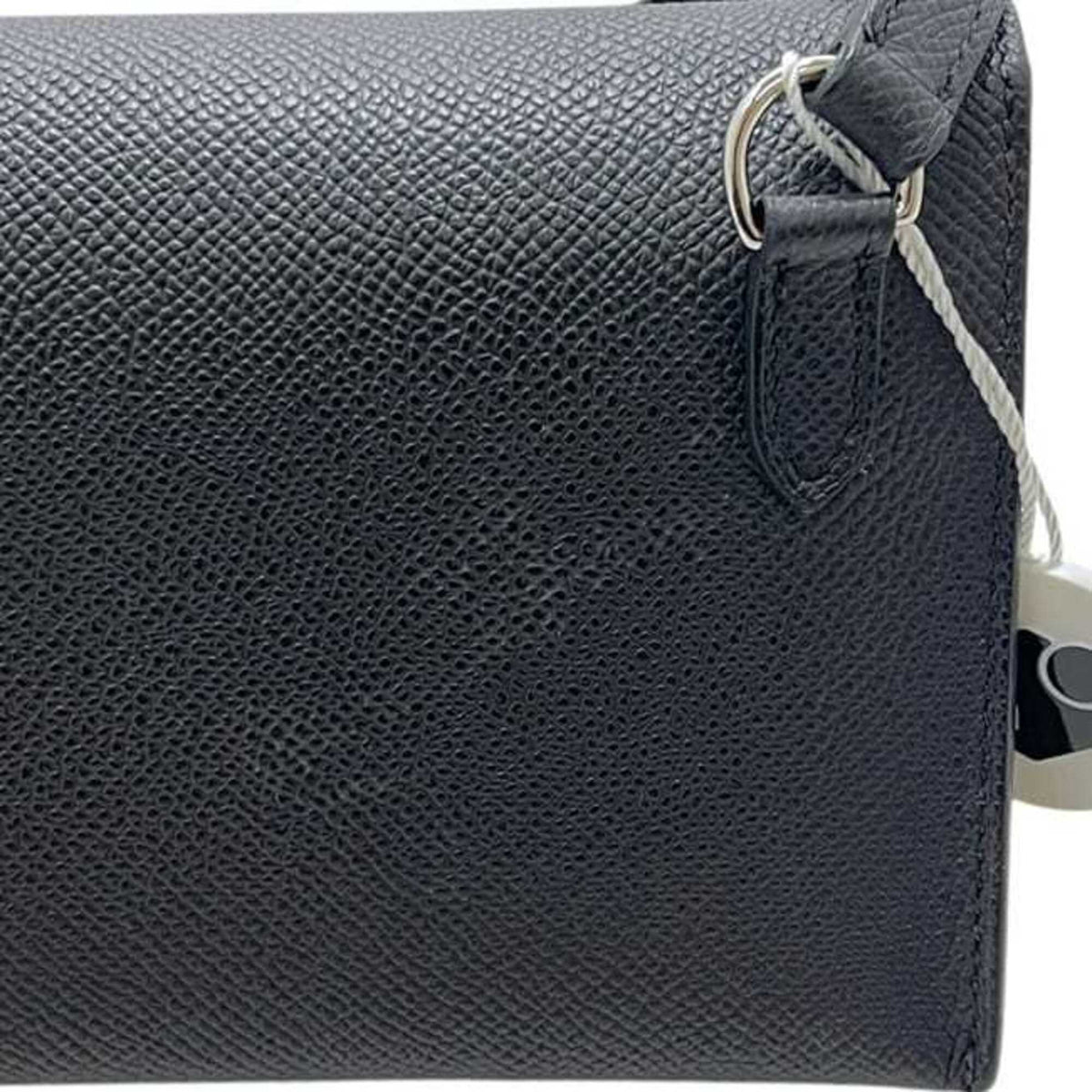 Hermes Black Leather Shoulder Bag (Pre-Owned)