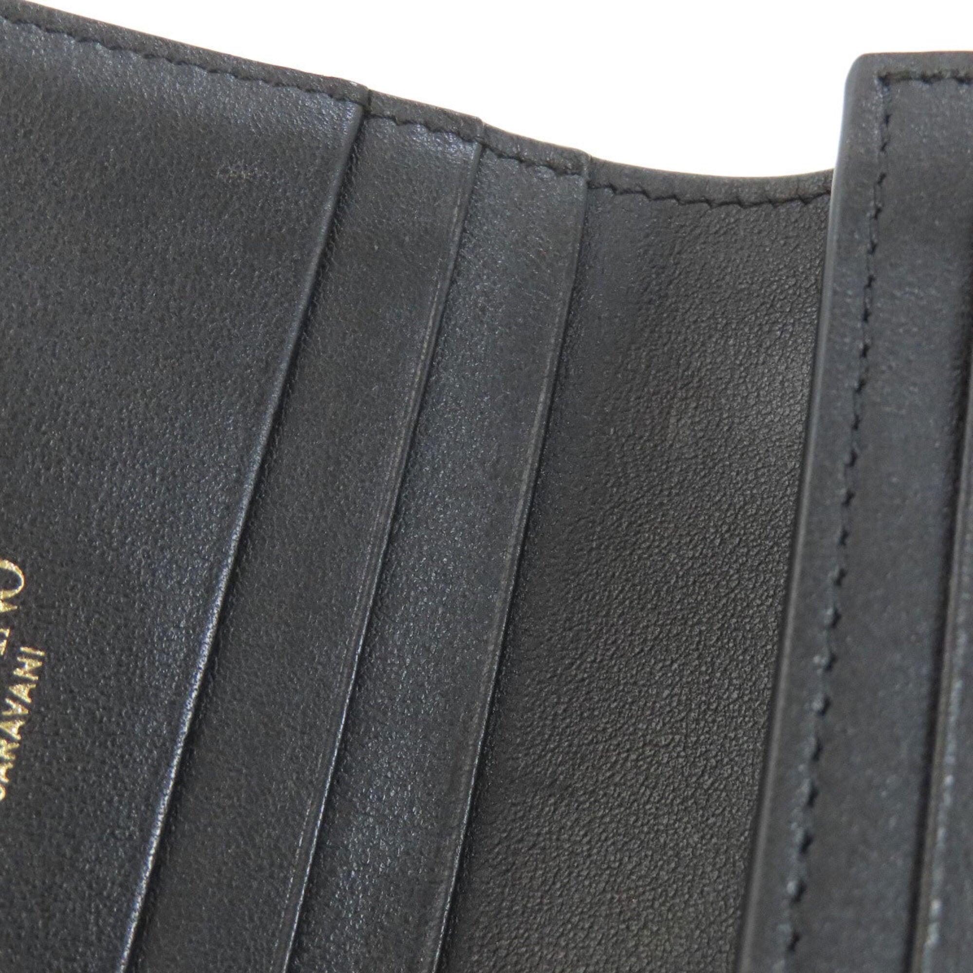 Valentino Garavani Black Leather Wallet (Bi-Fold) (Pre-Owned)