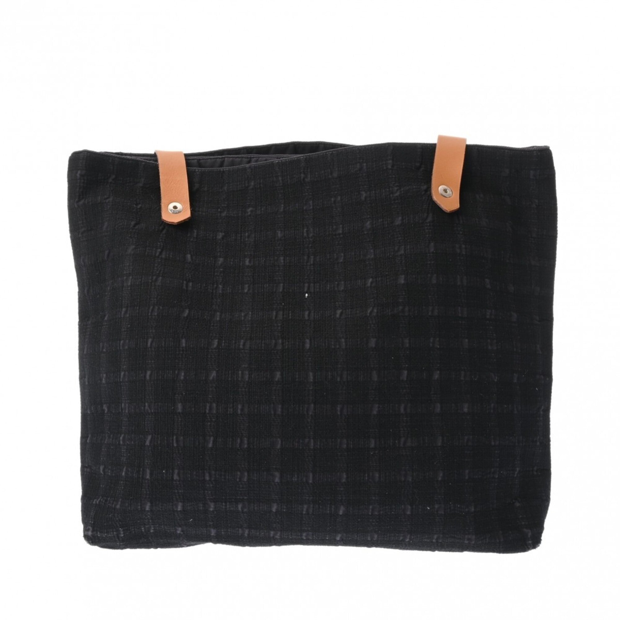 Hermes Black Canvas Tote Bag (Pre-Owned)