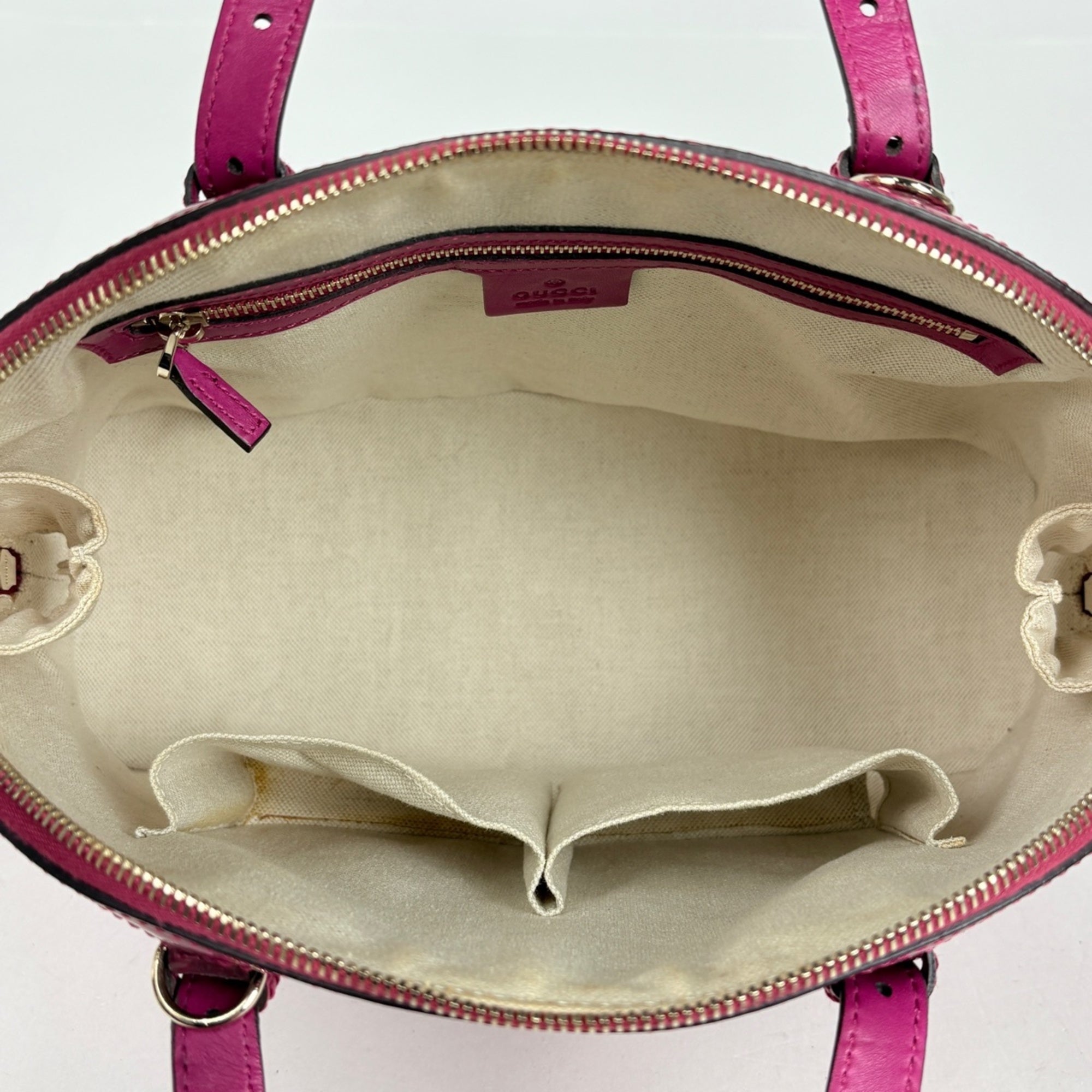 Gucci Pink Patent Leather Handbag (Pre-Owned)