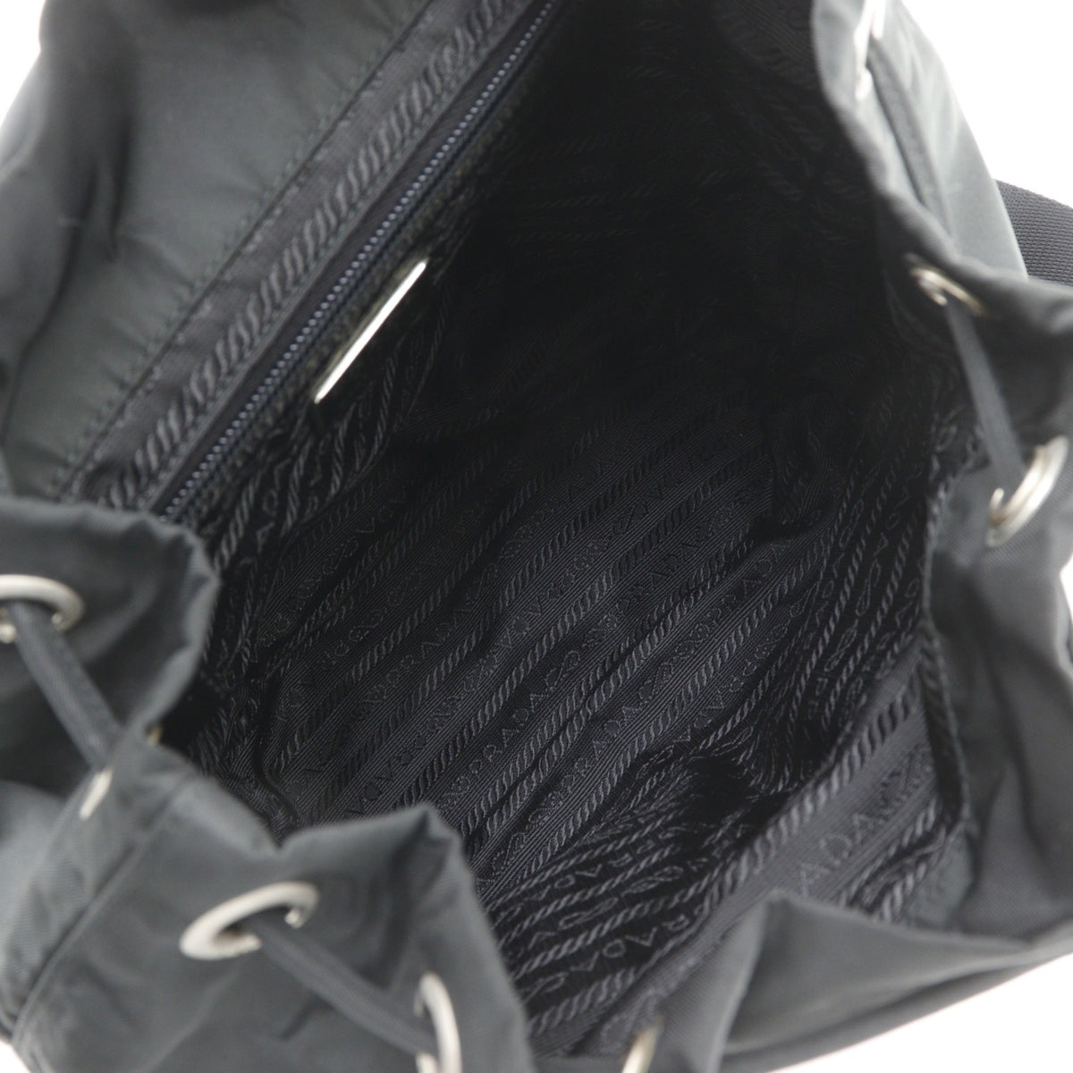 Prada Black Nero Nylon Backpack (Pre-Owned)